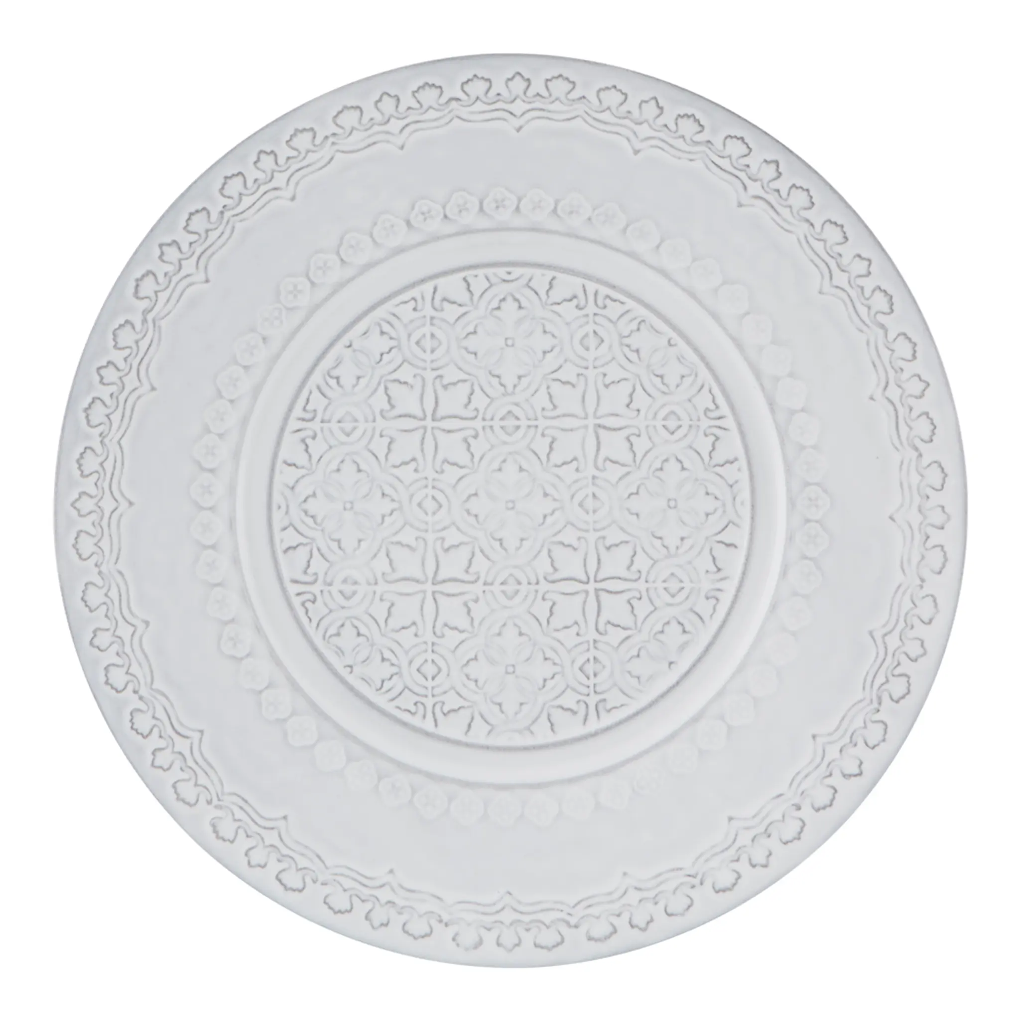 Bordallo Pinheiro Rua nova tallrik flat 22 cm antikvit