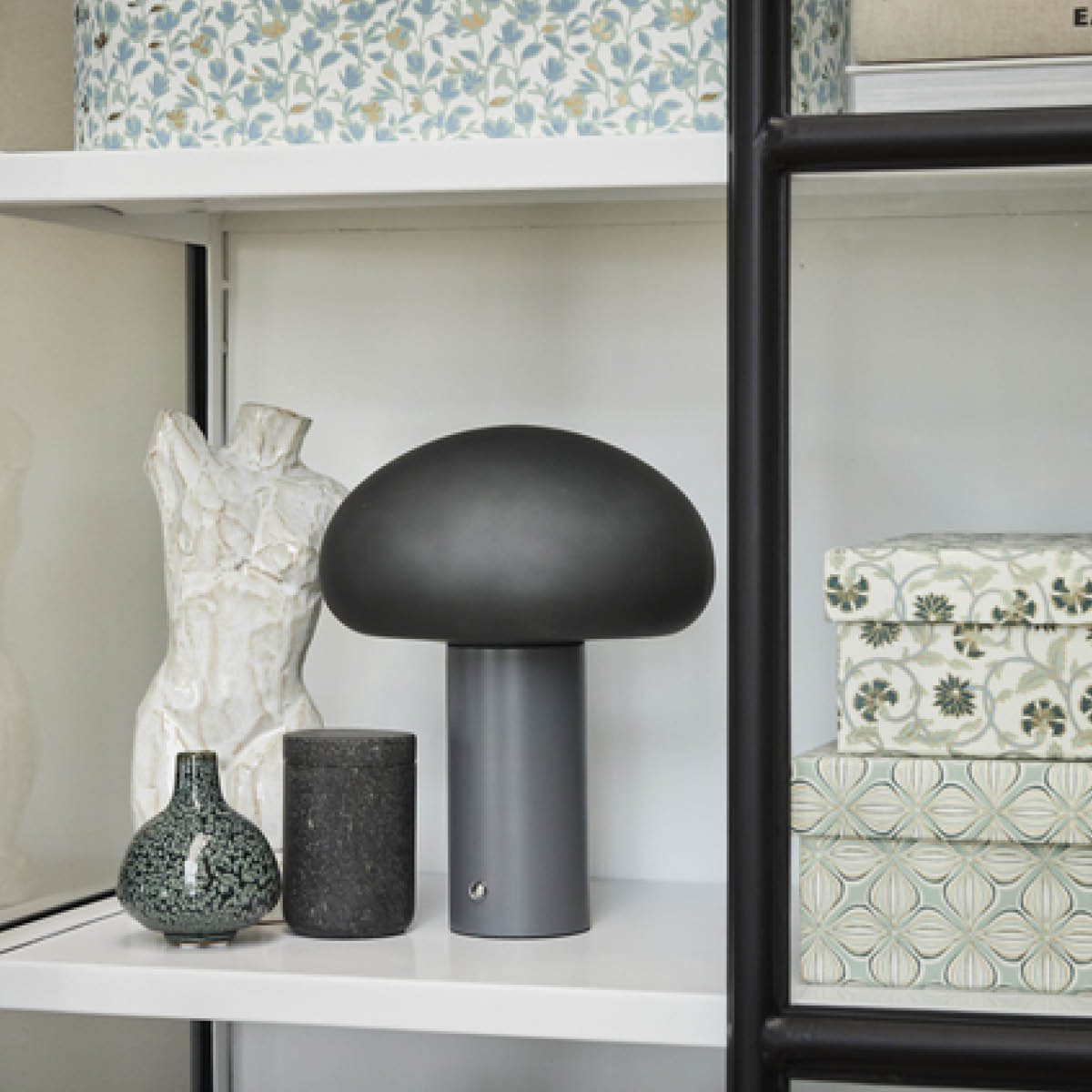 Lene Bjerre Ellen askset 2-pack 34x26x6,5 cm vit