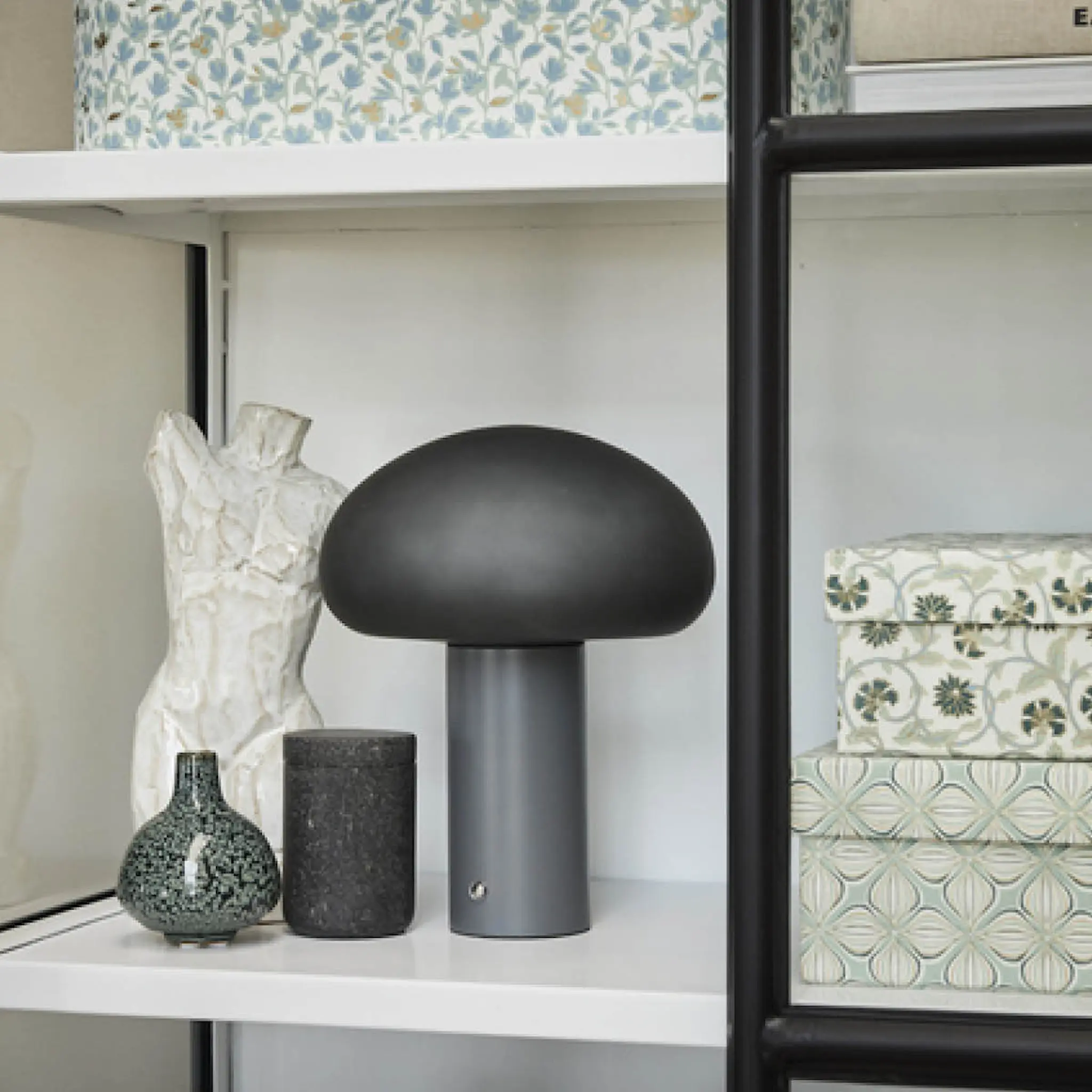 Lene Bjerre Ellen askset 2-pack 34x26x6,5 cm vit