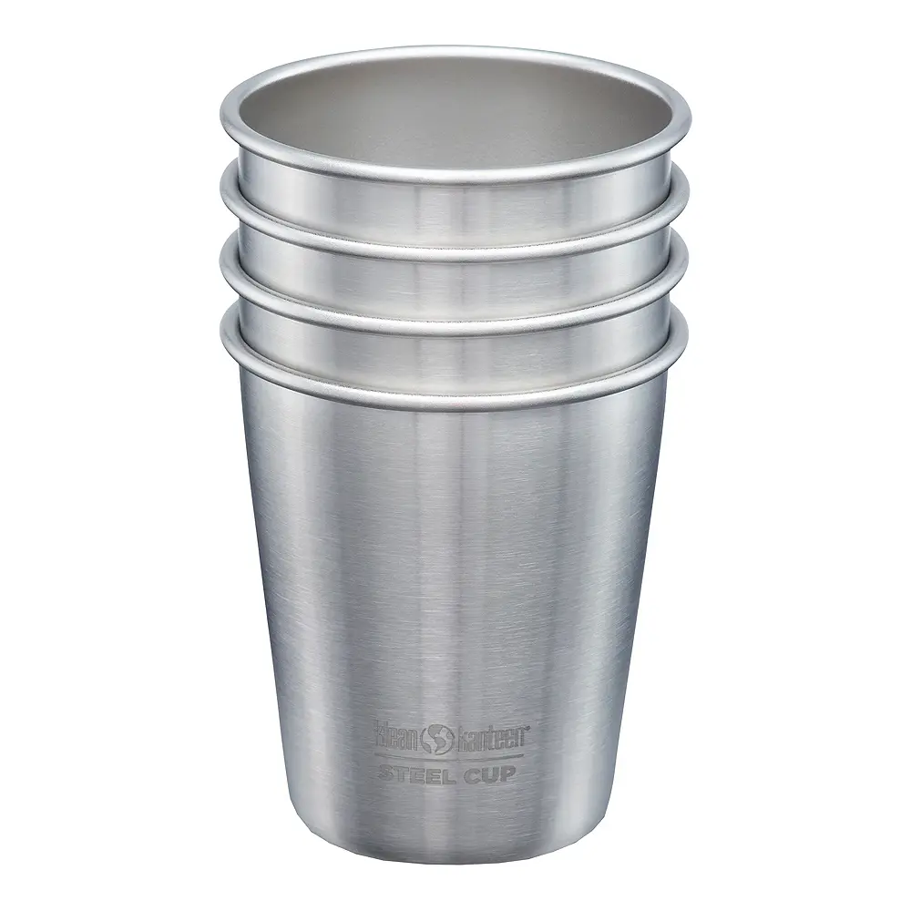 Steel Cup Muki 296 ml 4 kpl Harjattu teräs