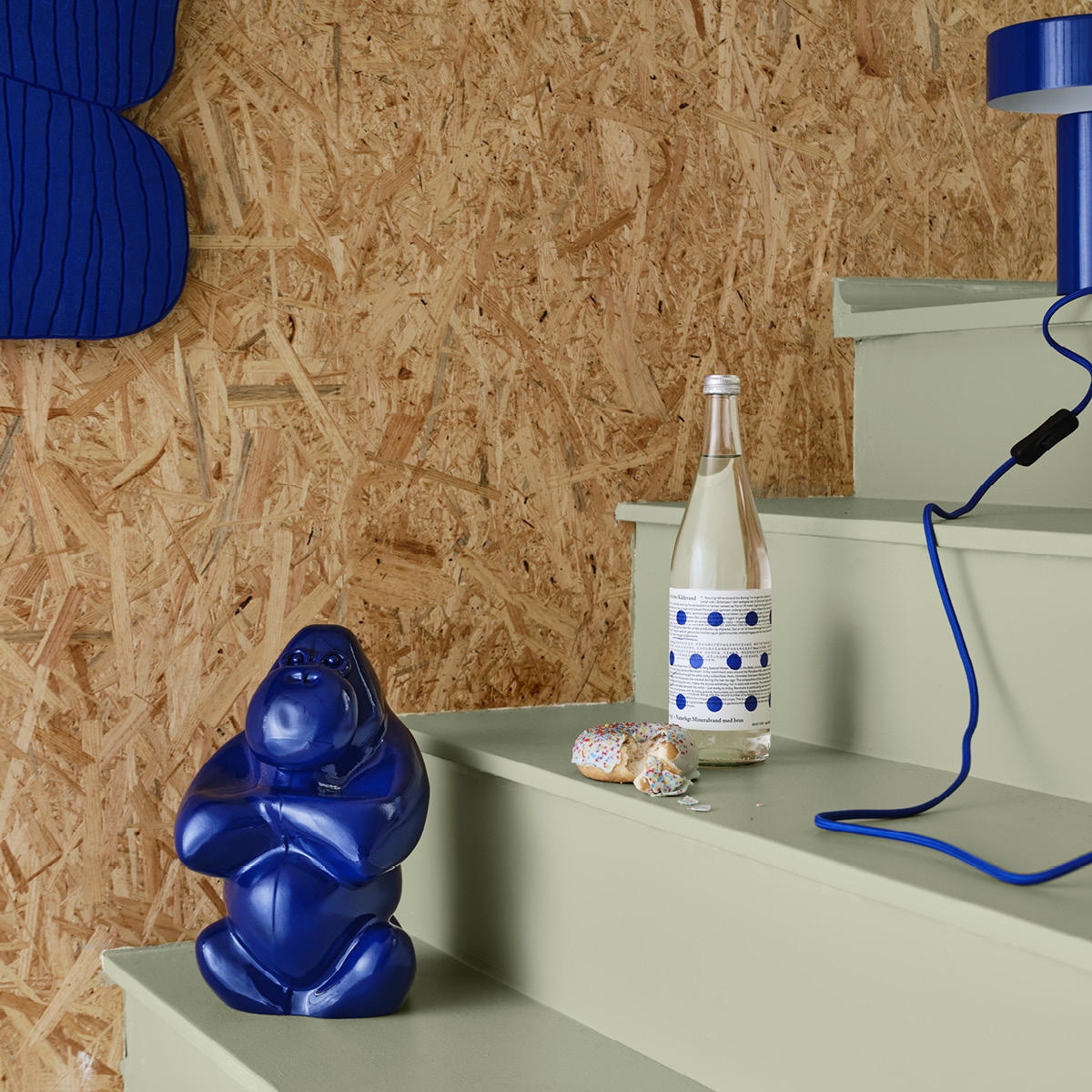 Kosta Boda Gabba Gabba Hey klein 30,5 cm blå