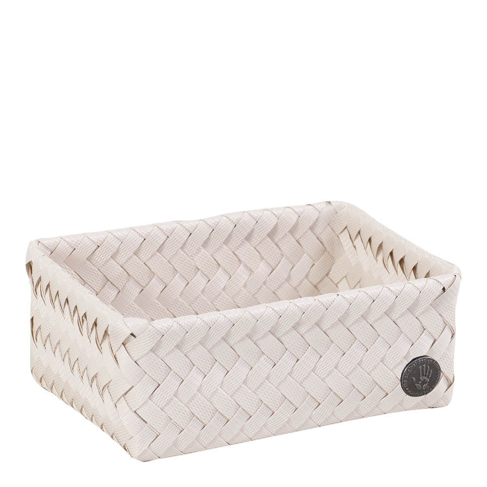 Handed By Fit liten oppbevaringskurv 18x12x7 cm champagne