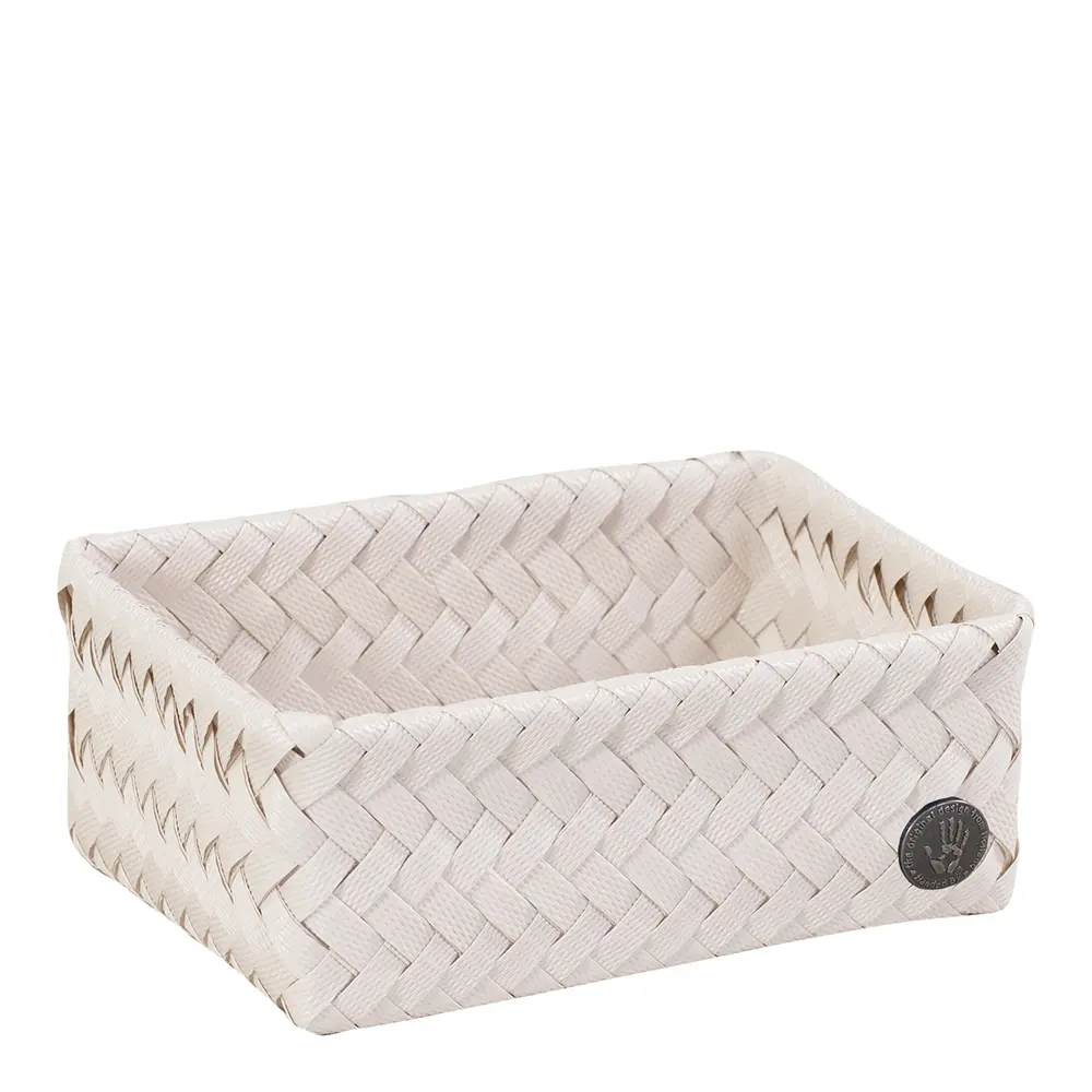 Fit liten oppbevaringskurv 18x12x7 cm champagne