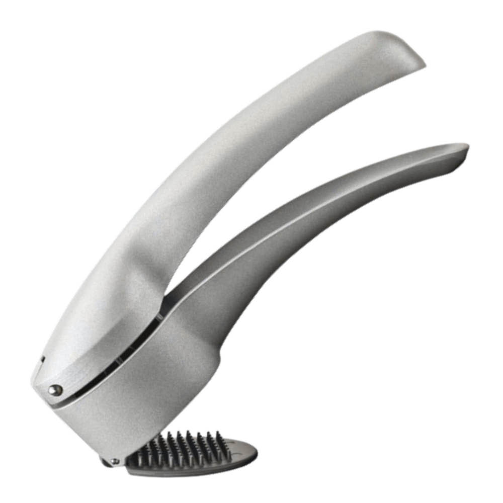 moHA! Galien vitlökspress med rengöringspropp grå