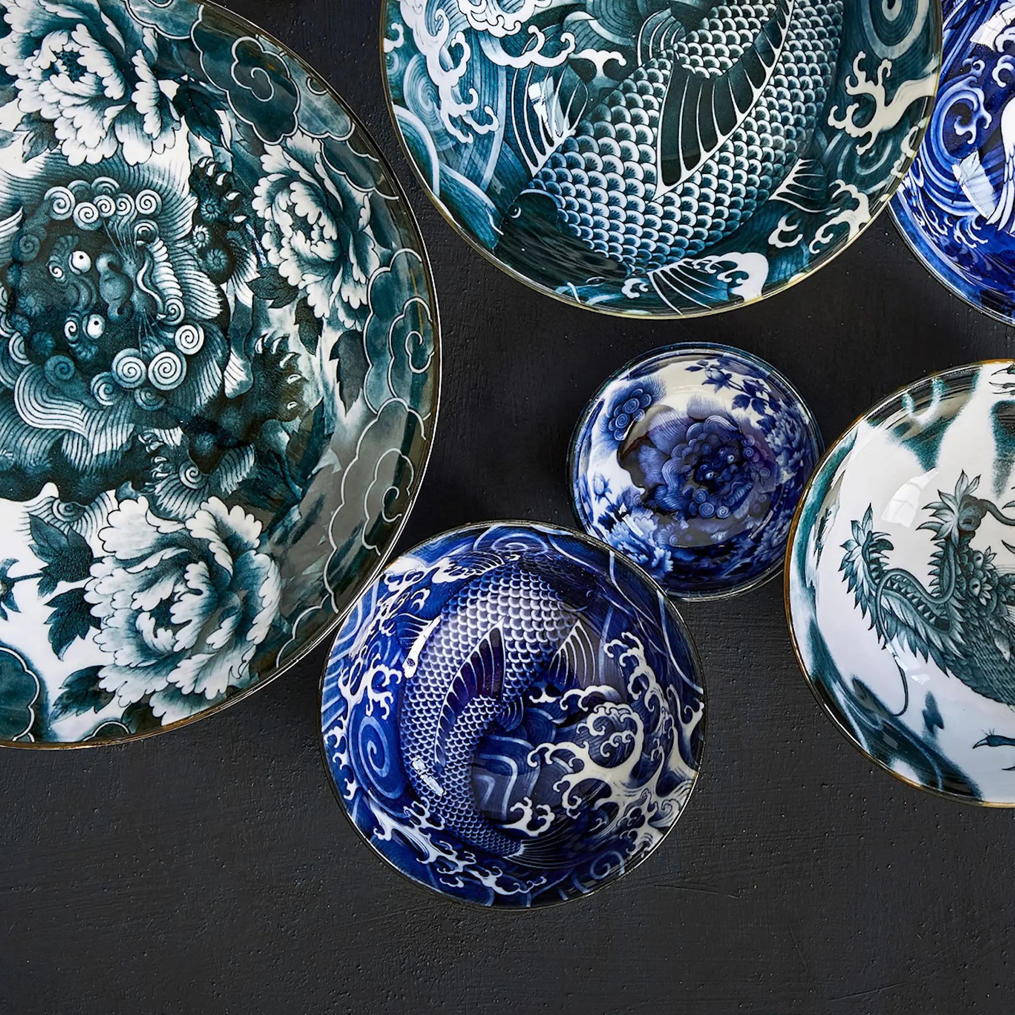 Tokyo Design Studio Japonism Dragon Tayo Kulho 14,7 cm Blue