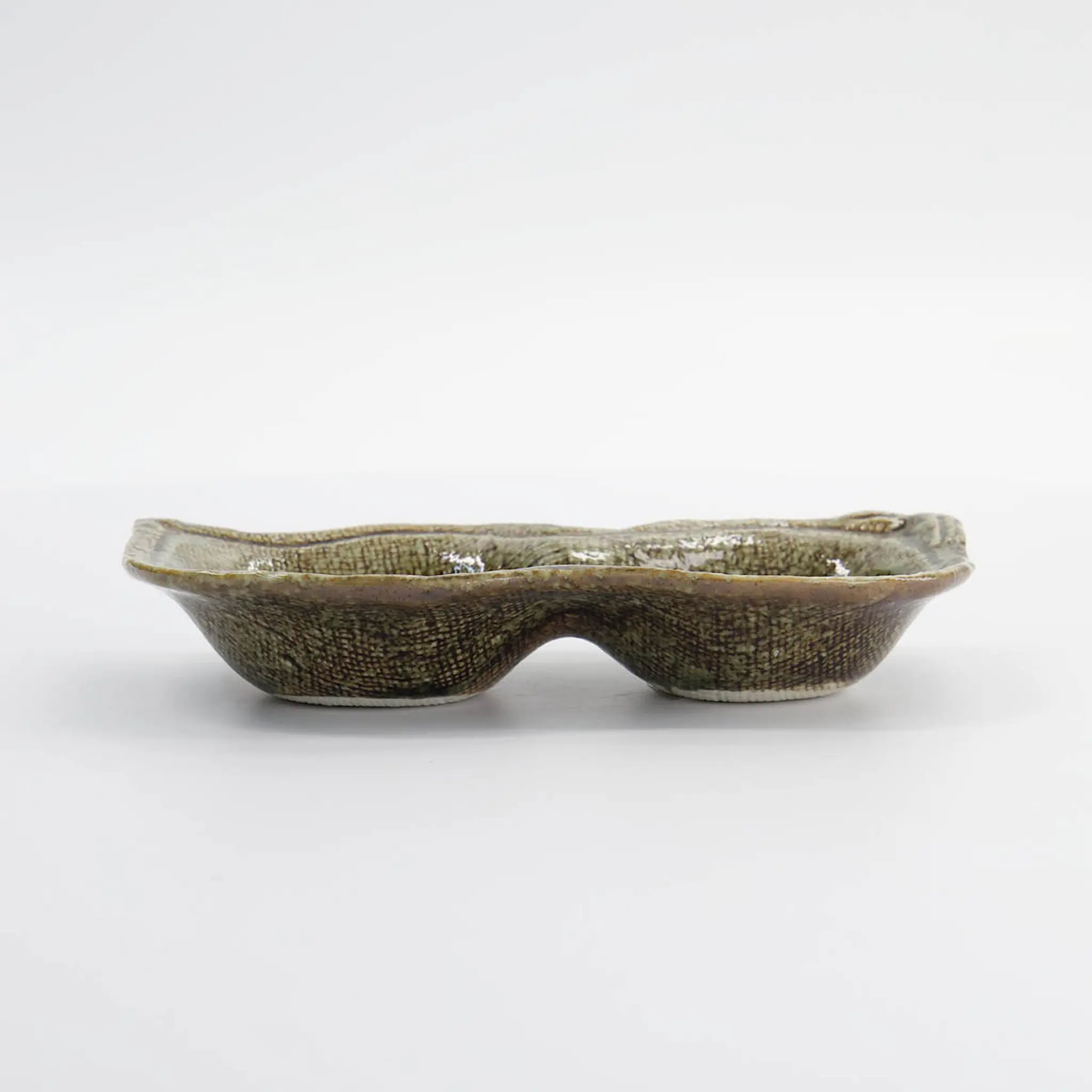 Tokyo Design Studio Mino Craft såsfat 19,5 cm 2-pack yamasan grön