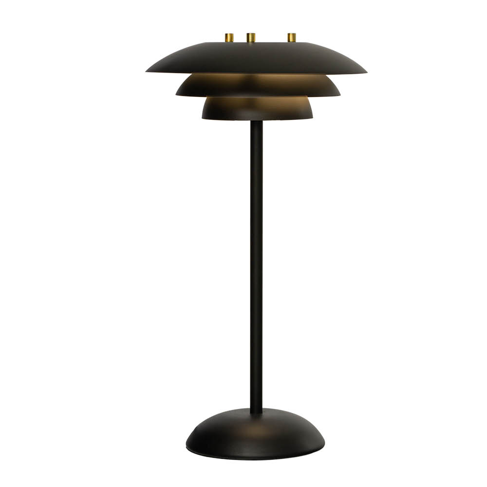 Aneta Lighting Epsilon Recharge pöytävalaisin kannettava 37 cm musta