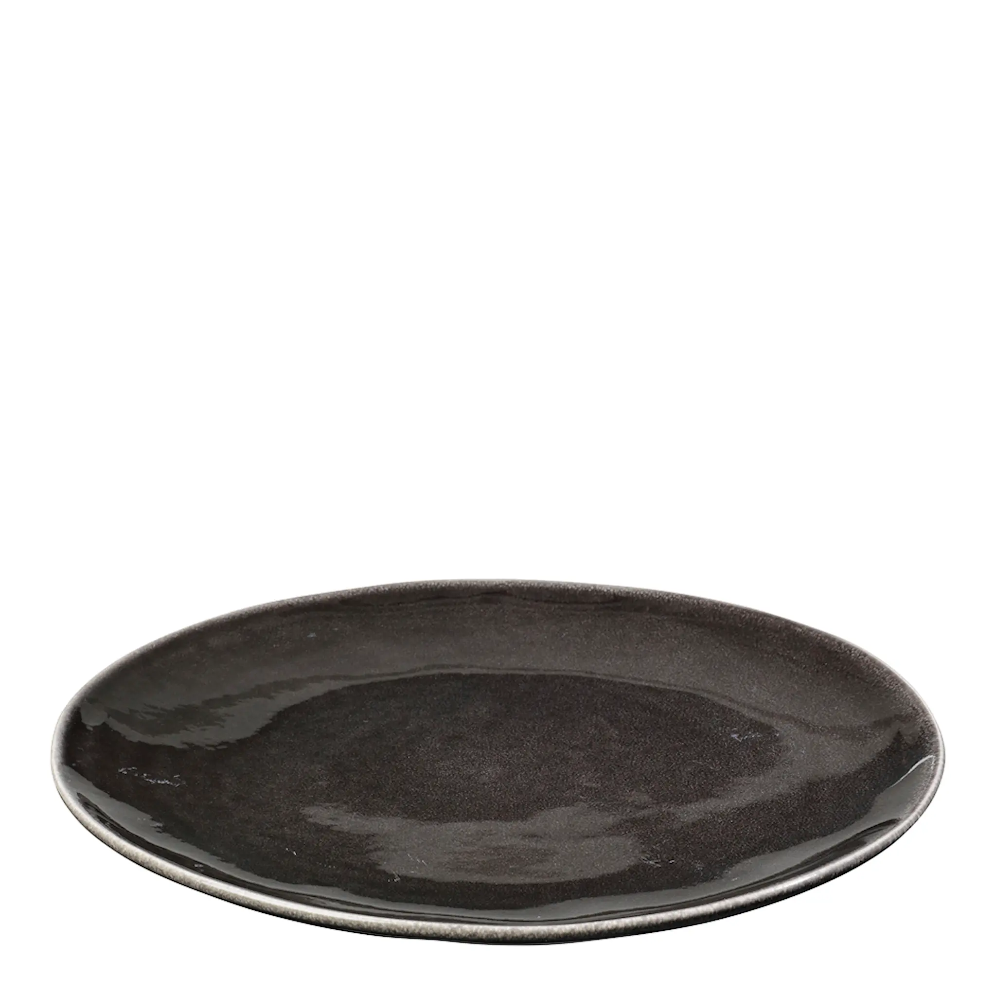 Broste Copenhagen Nordic Coal Tallrik flat 26 cm Svart