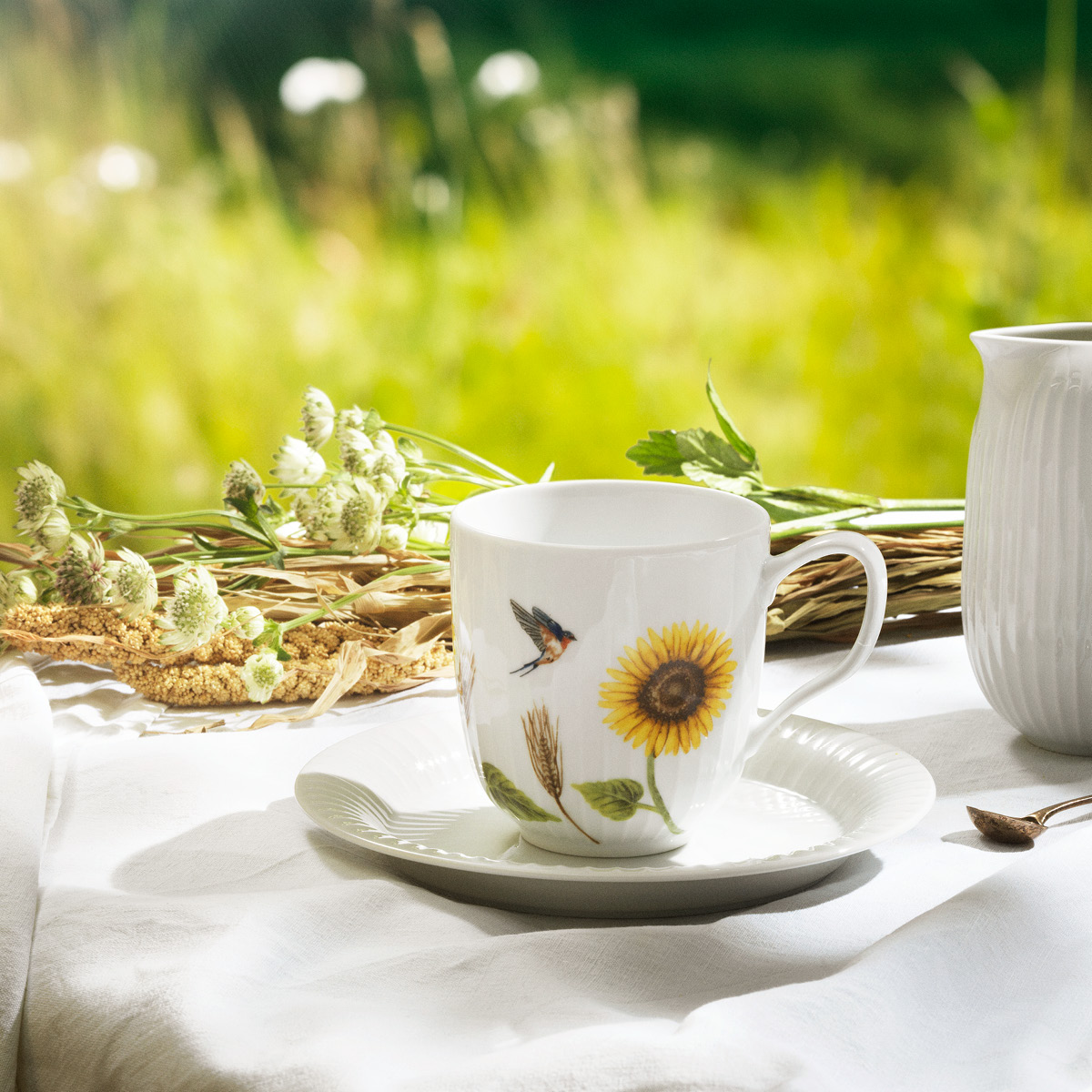 Kähler Hammershøi Summer krus 33 cl sunflower