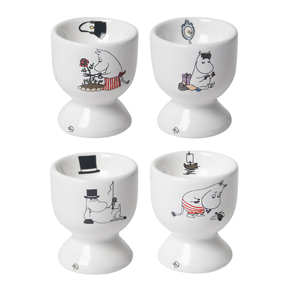 Pluto - Muumi Munakuppi 4 kpl Moomin joy