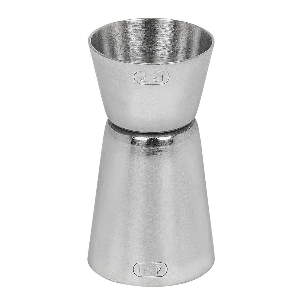Exxent Jigger 2/4 cl stål
