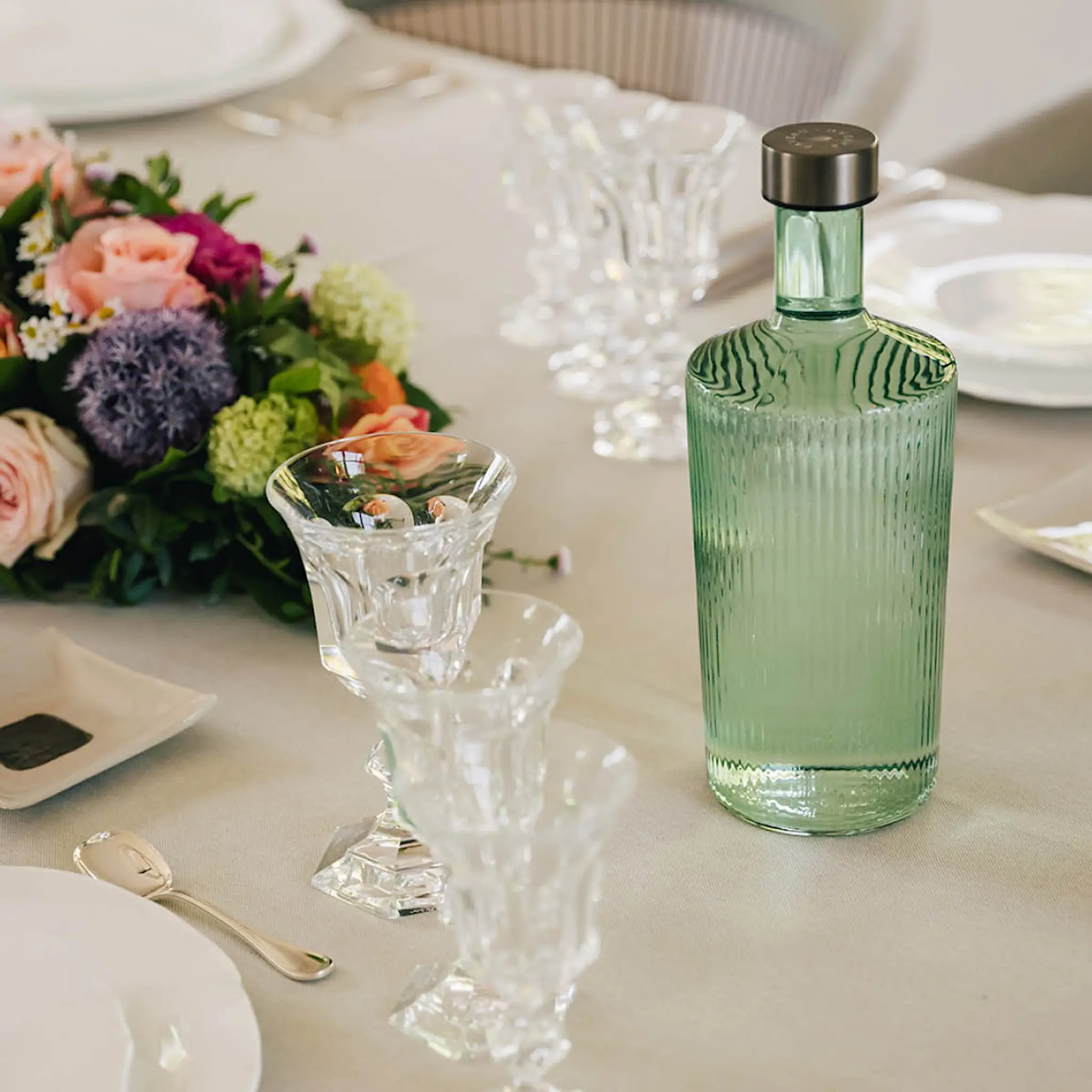 Paveau Ribbed Elegance flaska Bondi 1,25 L grön