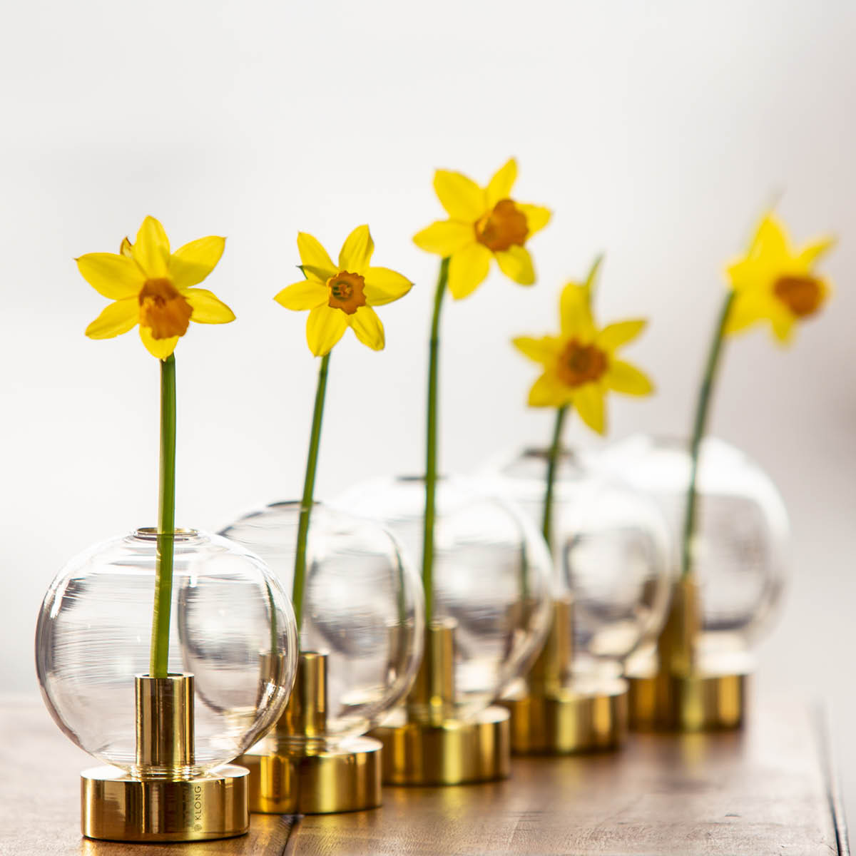 Klong Orbis Maljakko 8x7 cm Lasi/Messinki