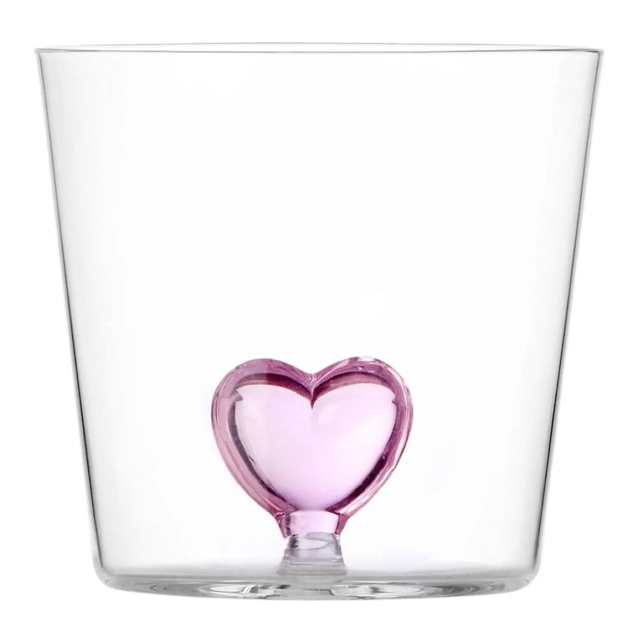 Ichendorf Milano Cuore vesilasi 35 cl sydän vaaleanpunainen