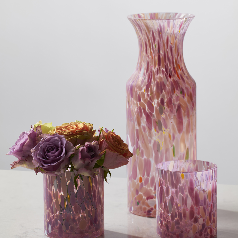 Magnor Swirl dekanter 1,4L rosa