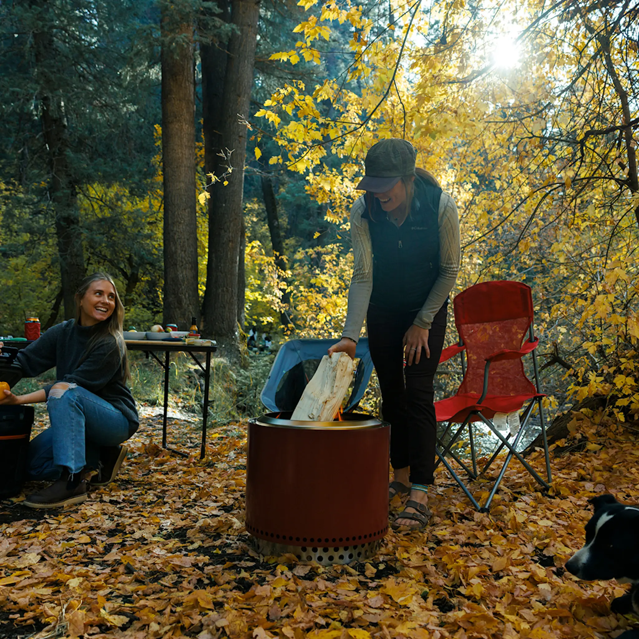 Solo Stove Bonfire + stand 2.0 rökfri eldstad 49,5x44,5 cm mulberry