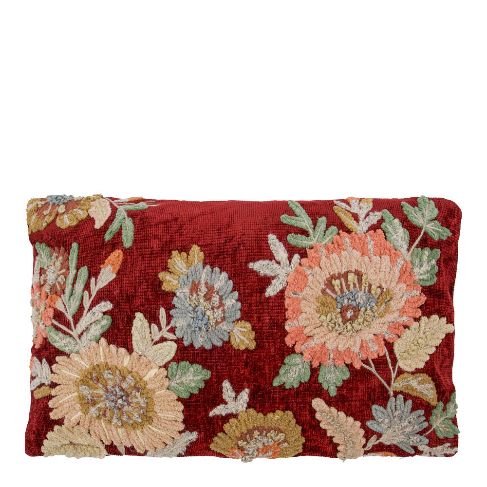 House Doctor Nica Tyynynpäällinen 50x30 cm Punainen/Vaaleanpunainen