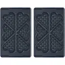 Box 6 Heart Waffle Plattor 2-Pack