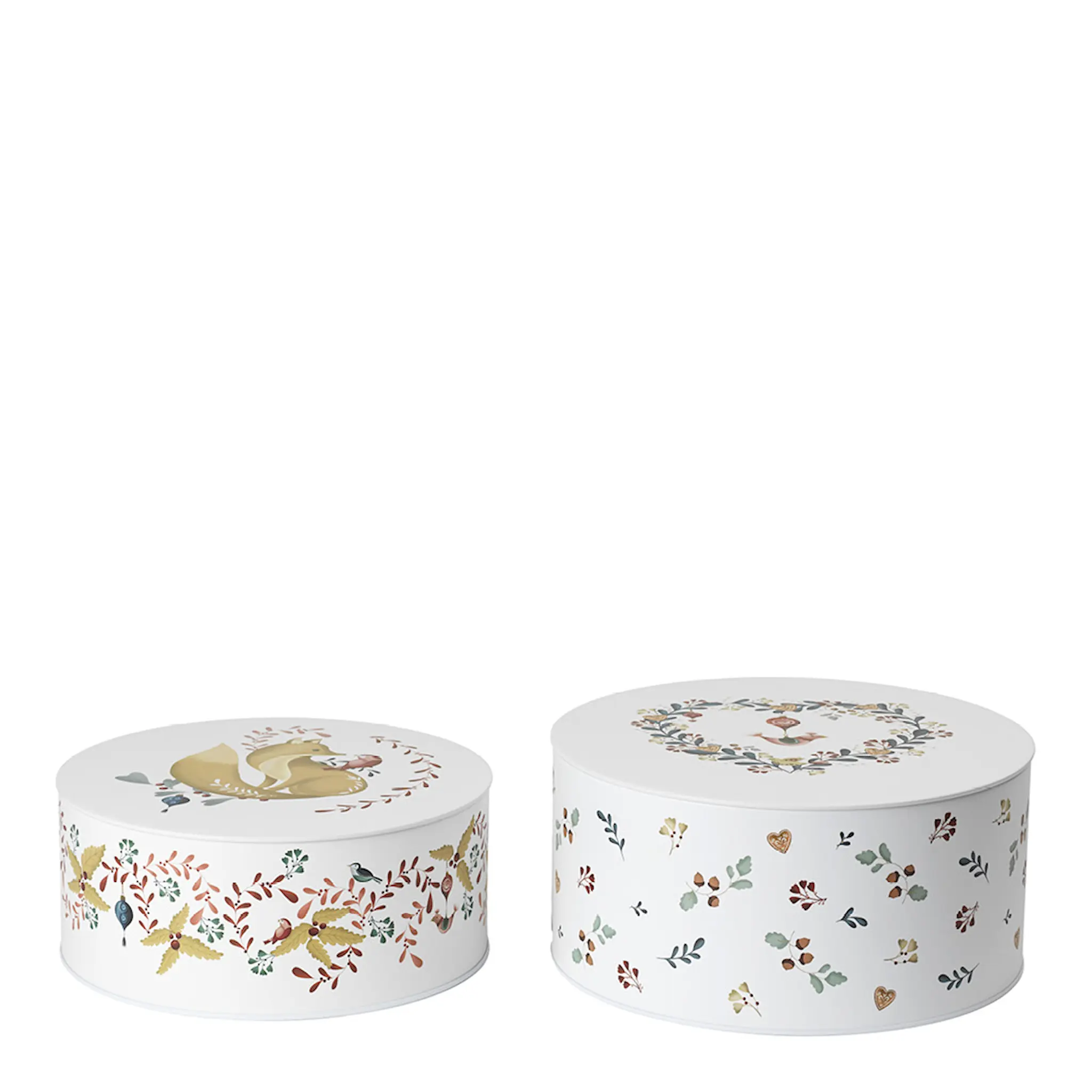 Rosendahl Grand Cru Cottage förvaringsburk 2-pack 20+22 cm vit