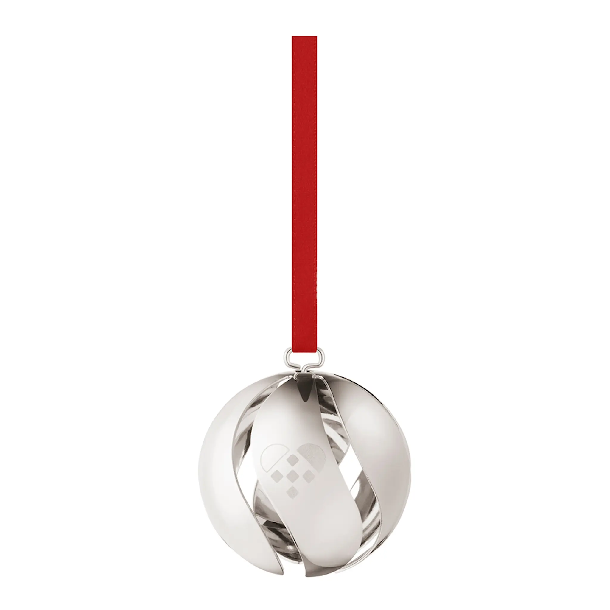 Georg Jensen Jul 2025 julekule sølv hover