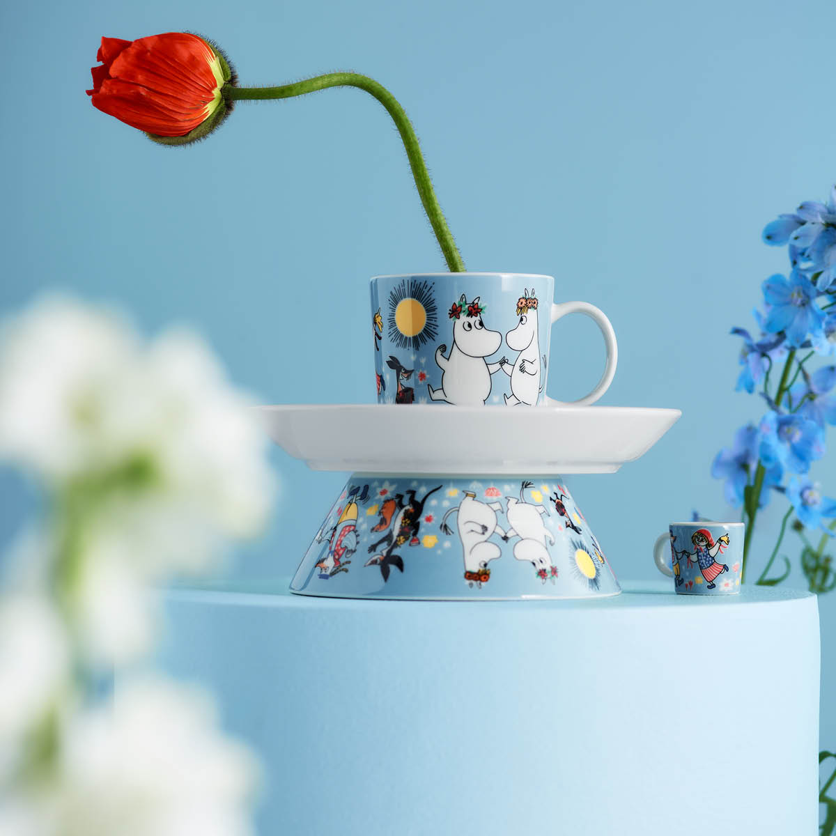 Moomin Arabia Mumin skål 15 cm Sommardans