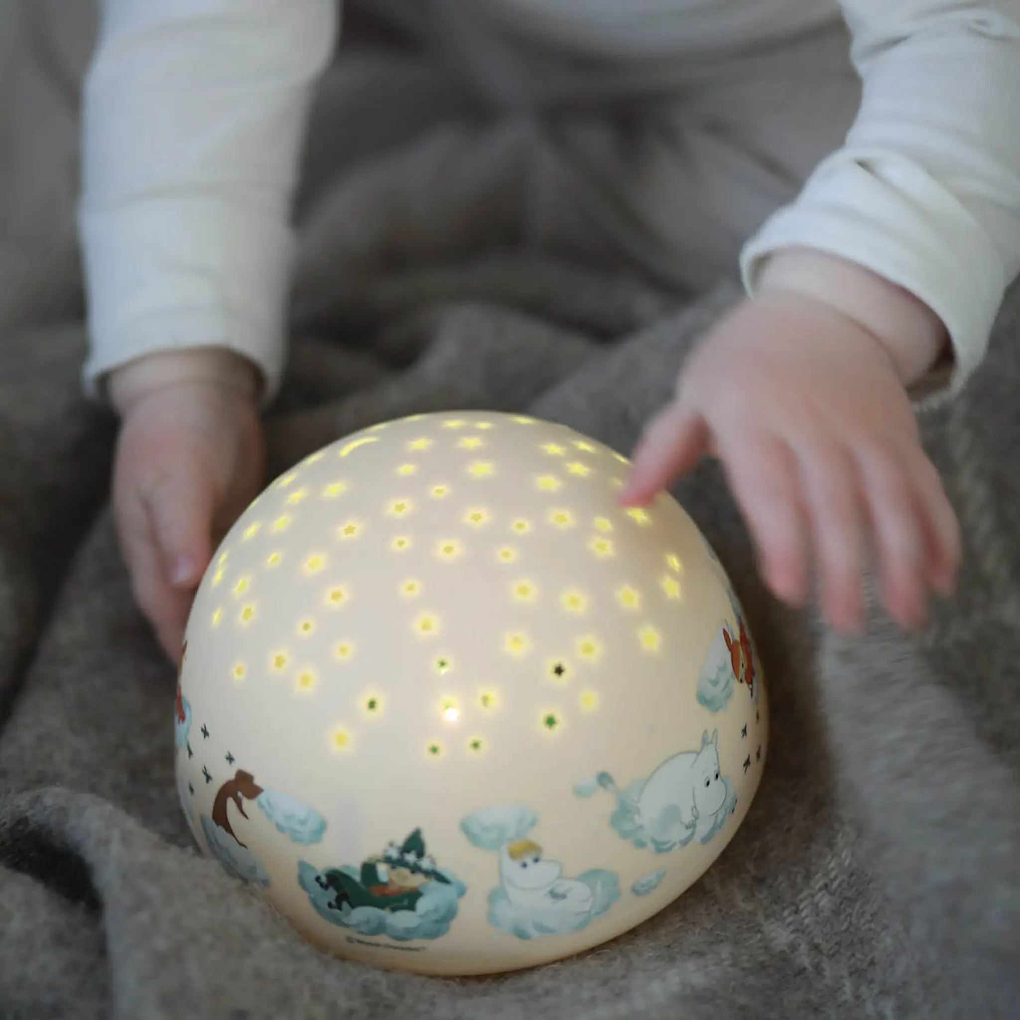 Rätt Start Mumin nattlampa med stjärnhimmel och musik