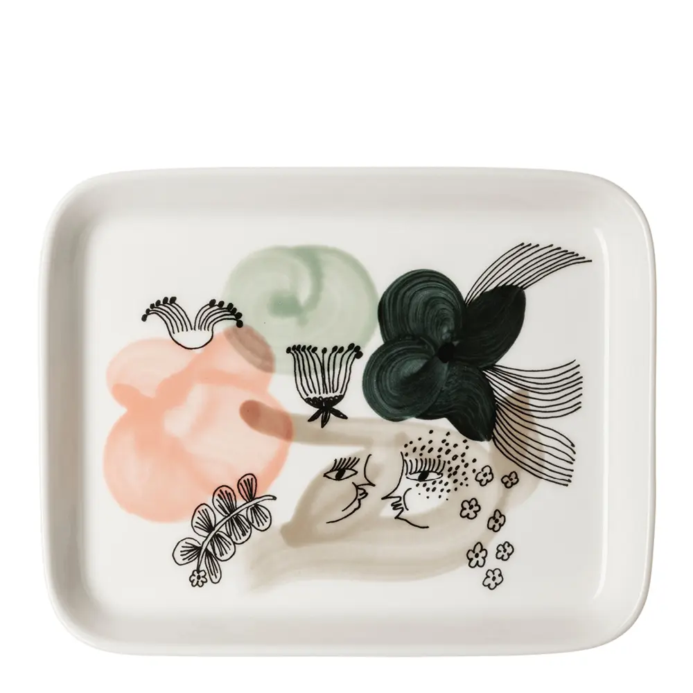 Kukkamaa Lautanen 15x19 cm Vihreä