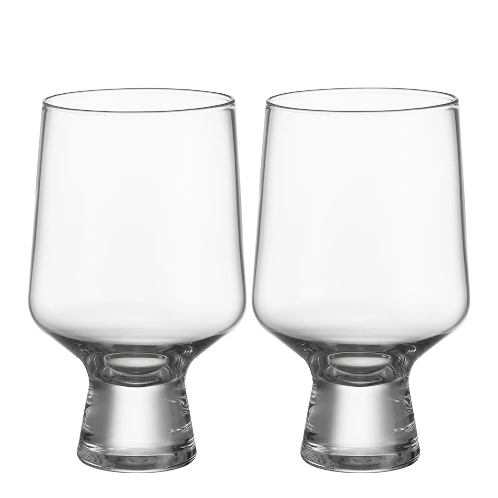 iittala Solare glass på fot 40 cl 2 stk klar