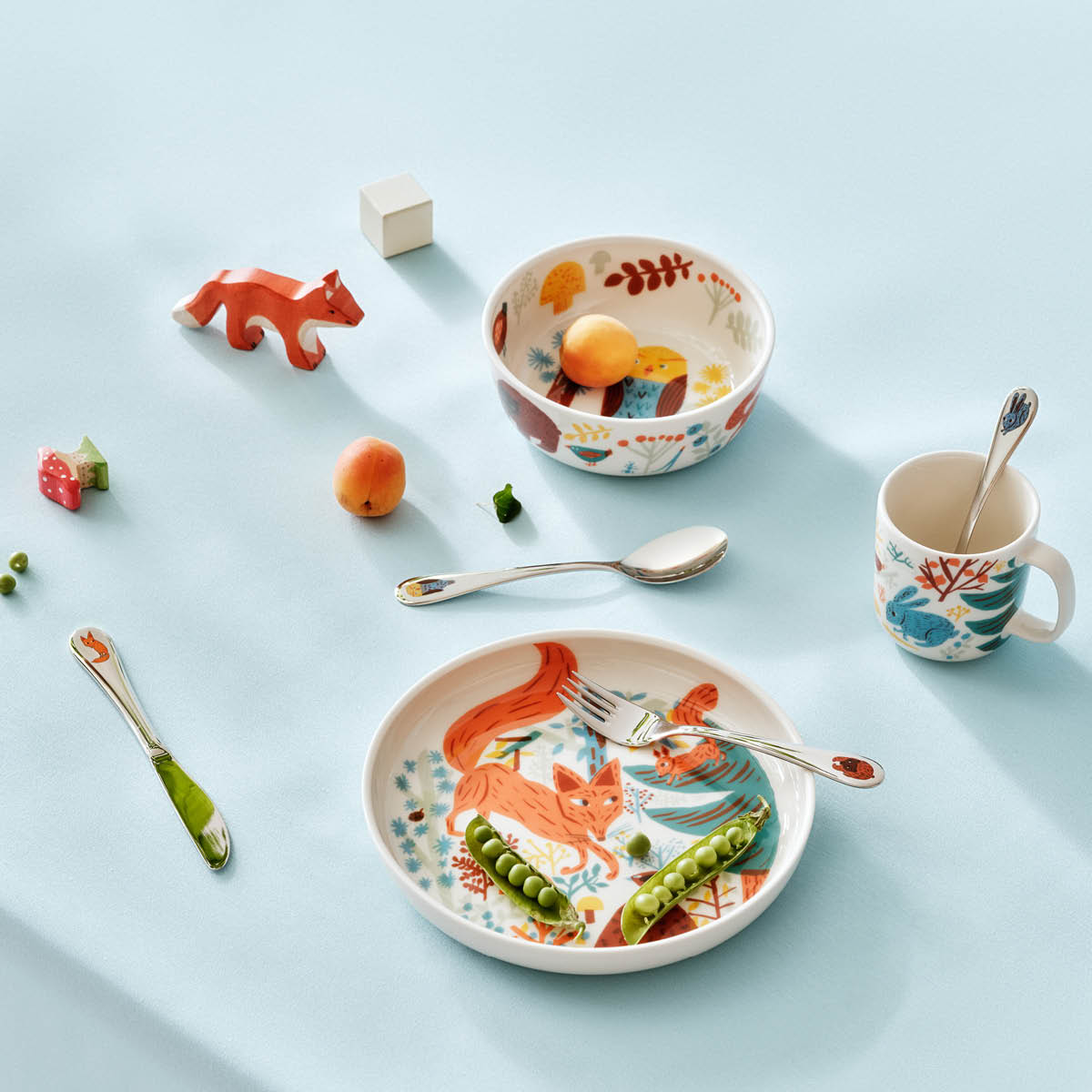 Arabia Poppoo Lasten aterimet 4 osaa Ystävät