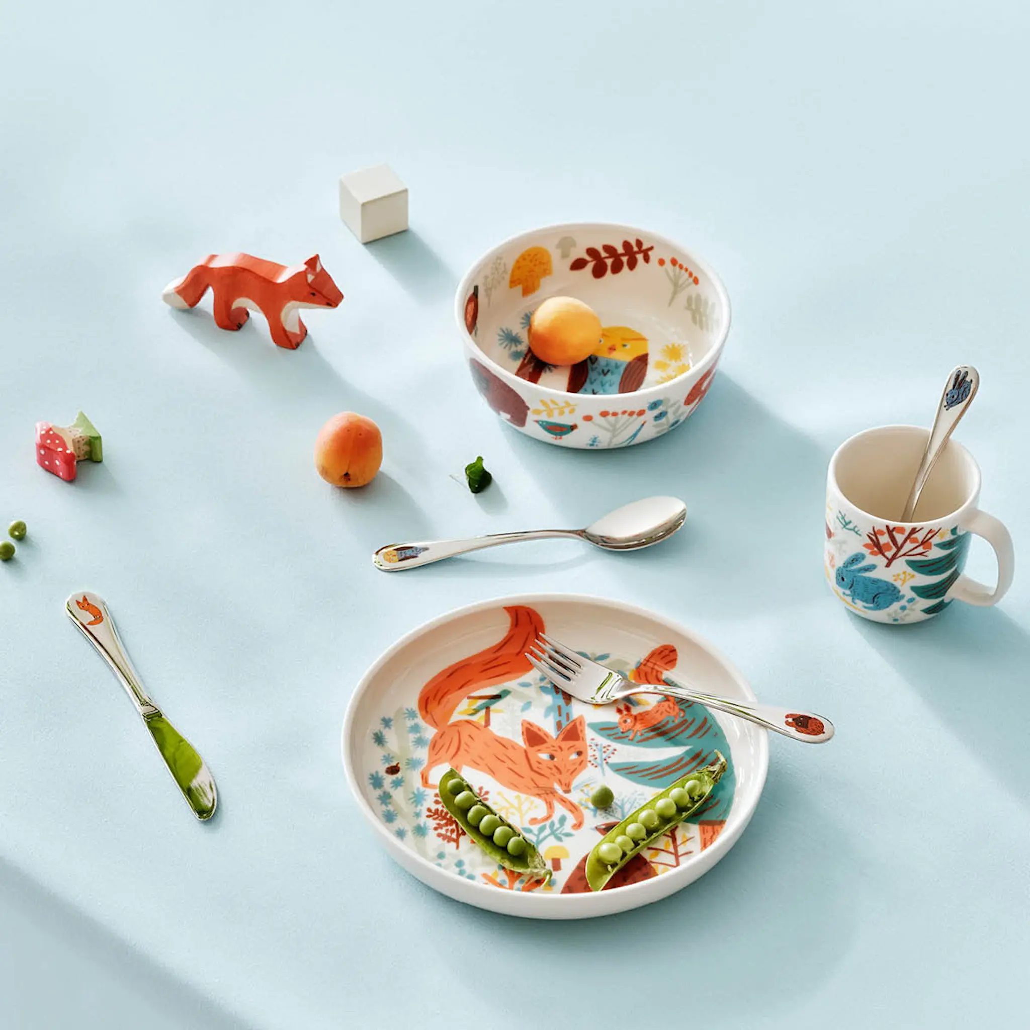 Arabia Poppoo Lasten aterimet 4 osaa Ystävät