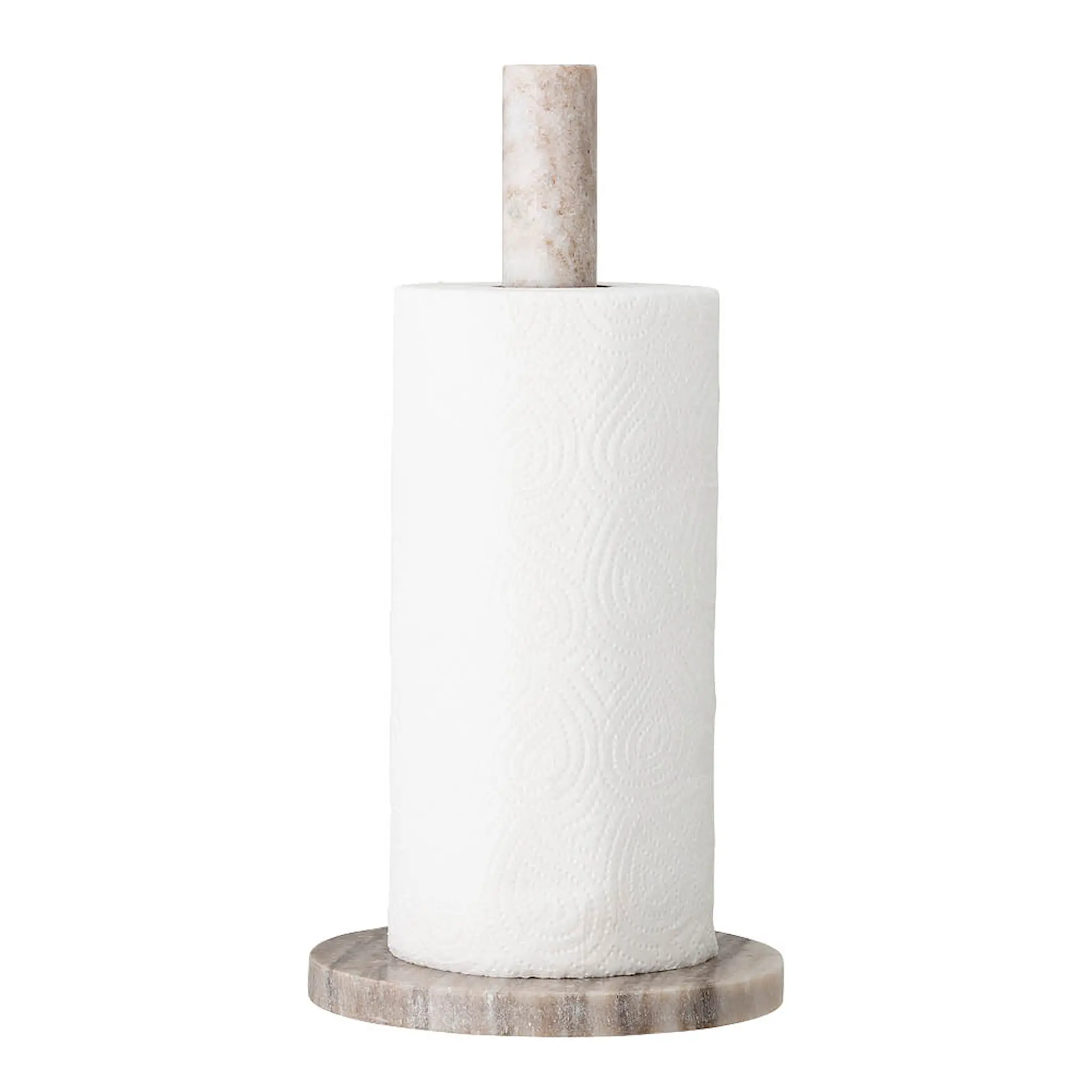 Bloomingville Emy hushållspappershållare 30 cm marmor natur