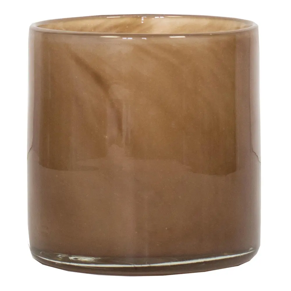 Lyric Kynttilälyhty 8x8 cm Brown