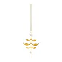 Julornament palmett 10 cm guldplätterad