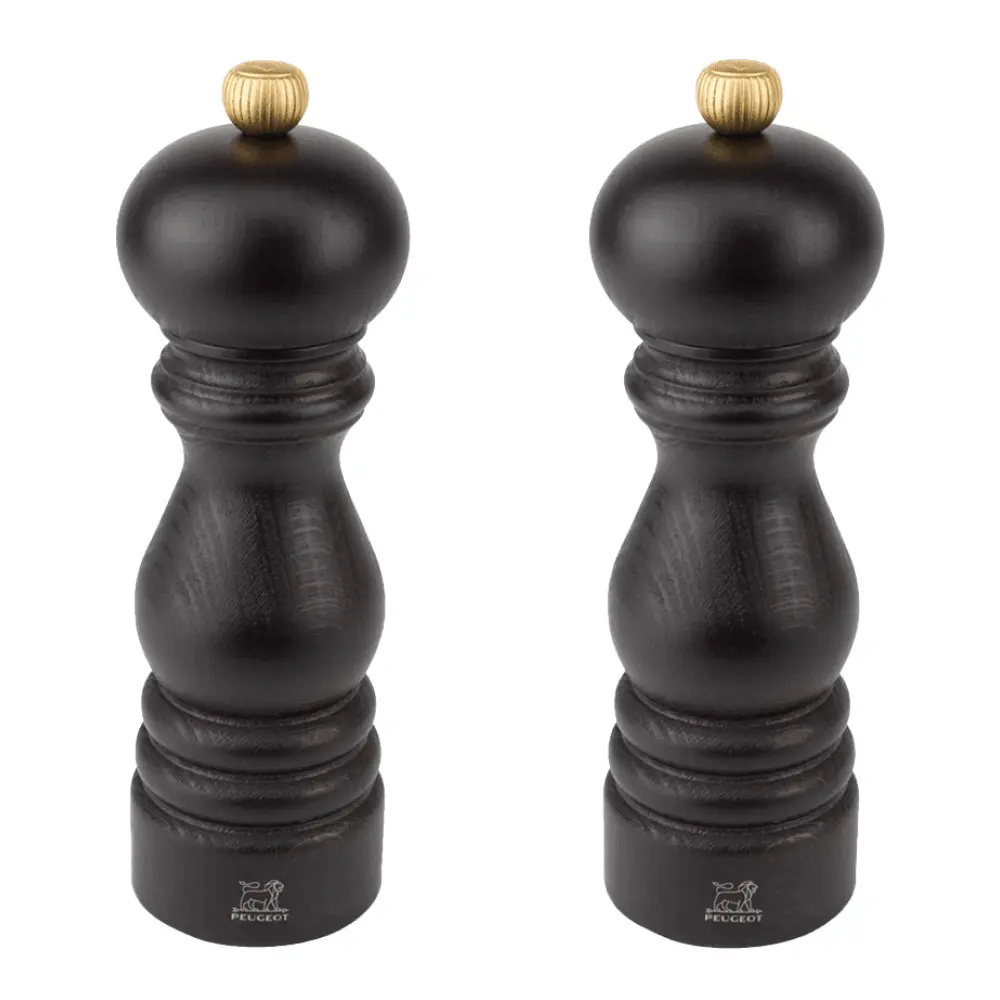 Paris Duo salt/pepperkvernsett 18 cm sjokolade