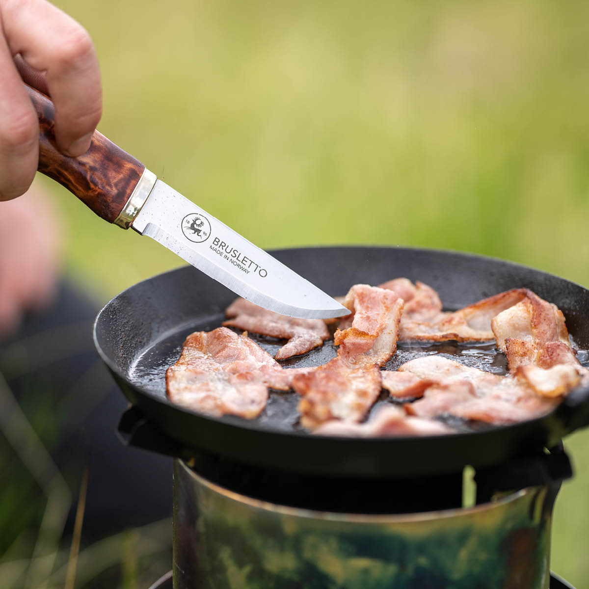 Brusletto Norgeskniven Vuolupuukko 21 cm Visakoivu