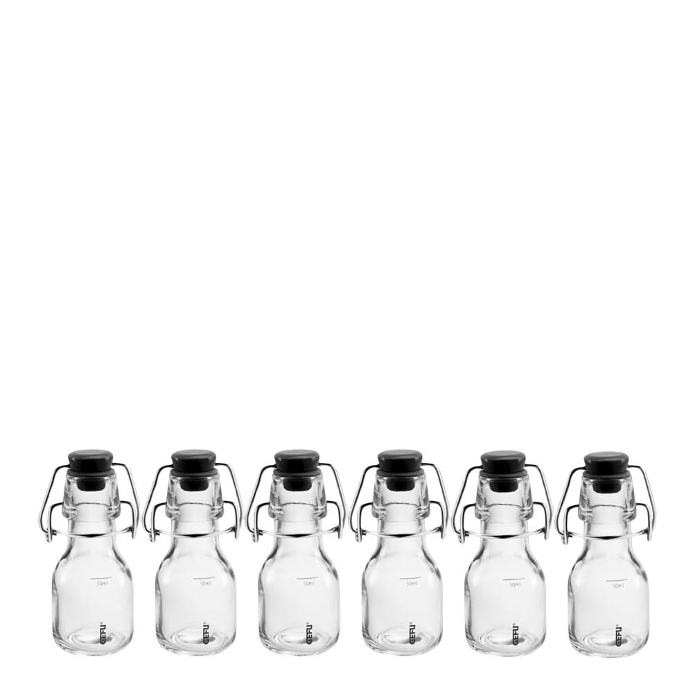 Gefu Gingo glasflaska 6 cl 6-pack klar