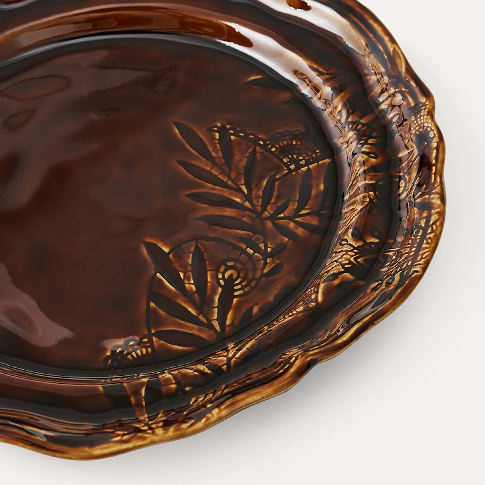 Sthål Arabesque tallrik 28 cm coffee