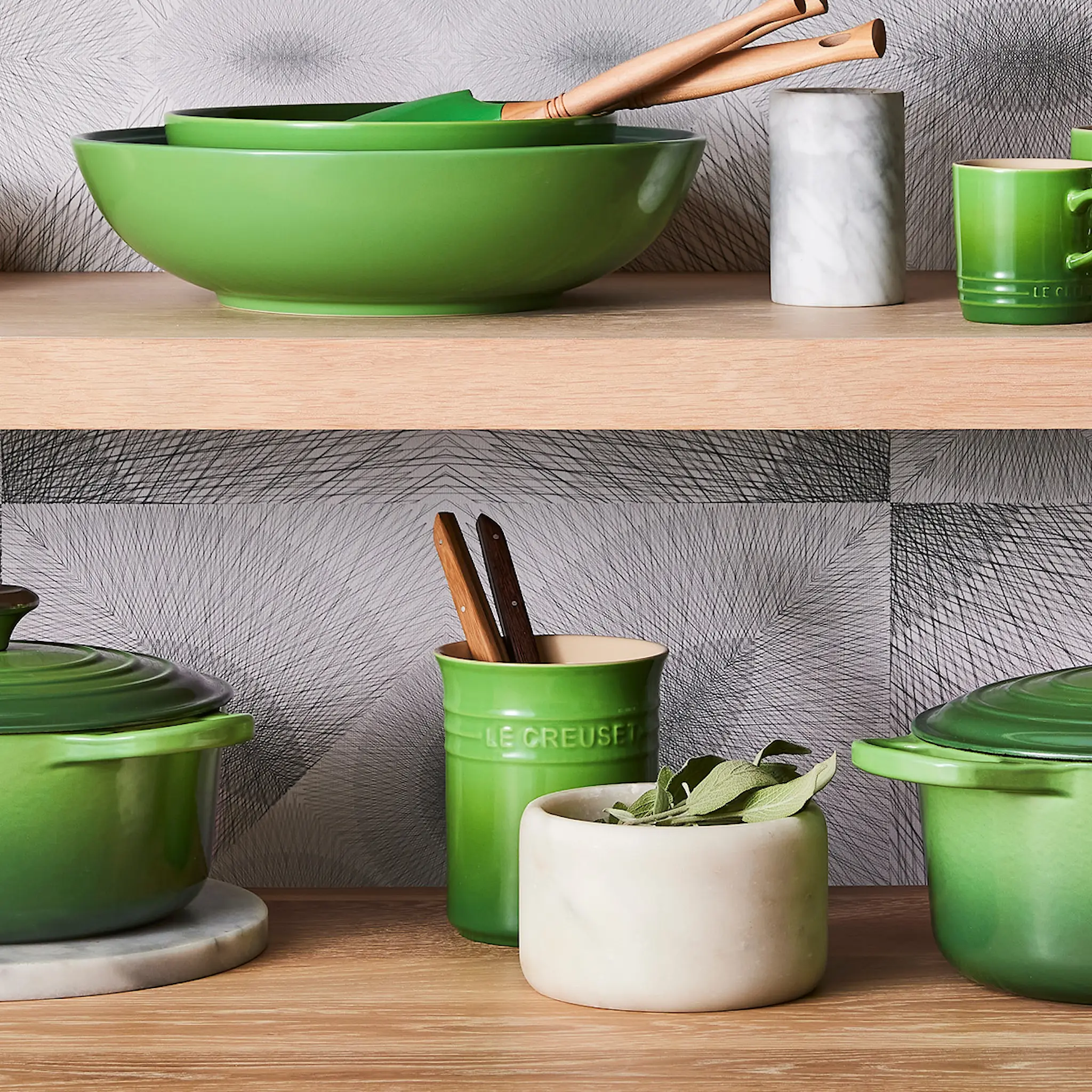 Le Creuset Säilytin 1,1 L Bamboo