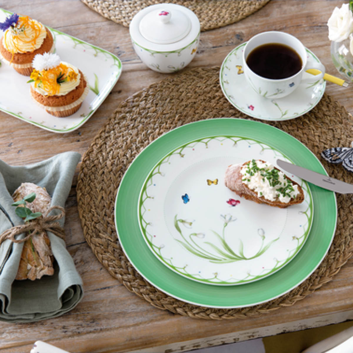 Villeroy & Boch Colourful Spring skål til kaffekopp 14 cm