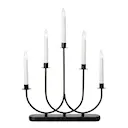 Soro adventsljusstake 5 ljus 47,5 cm svart