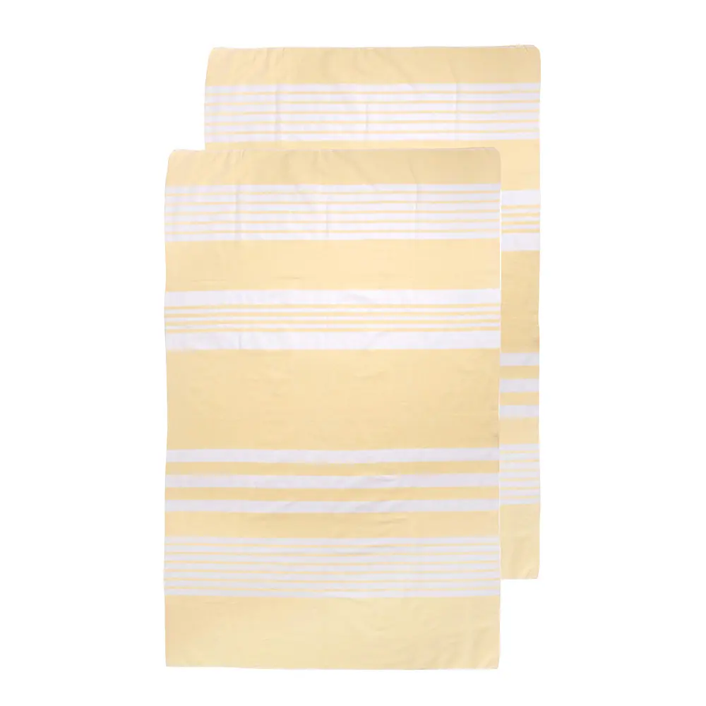 Ella Hamam kjøkkenhåndkle 2 stk 50x70 cm gul