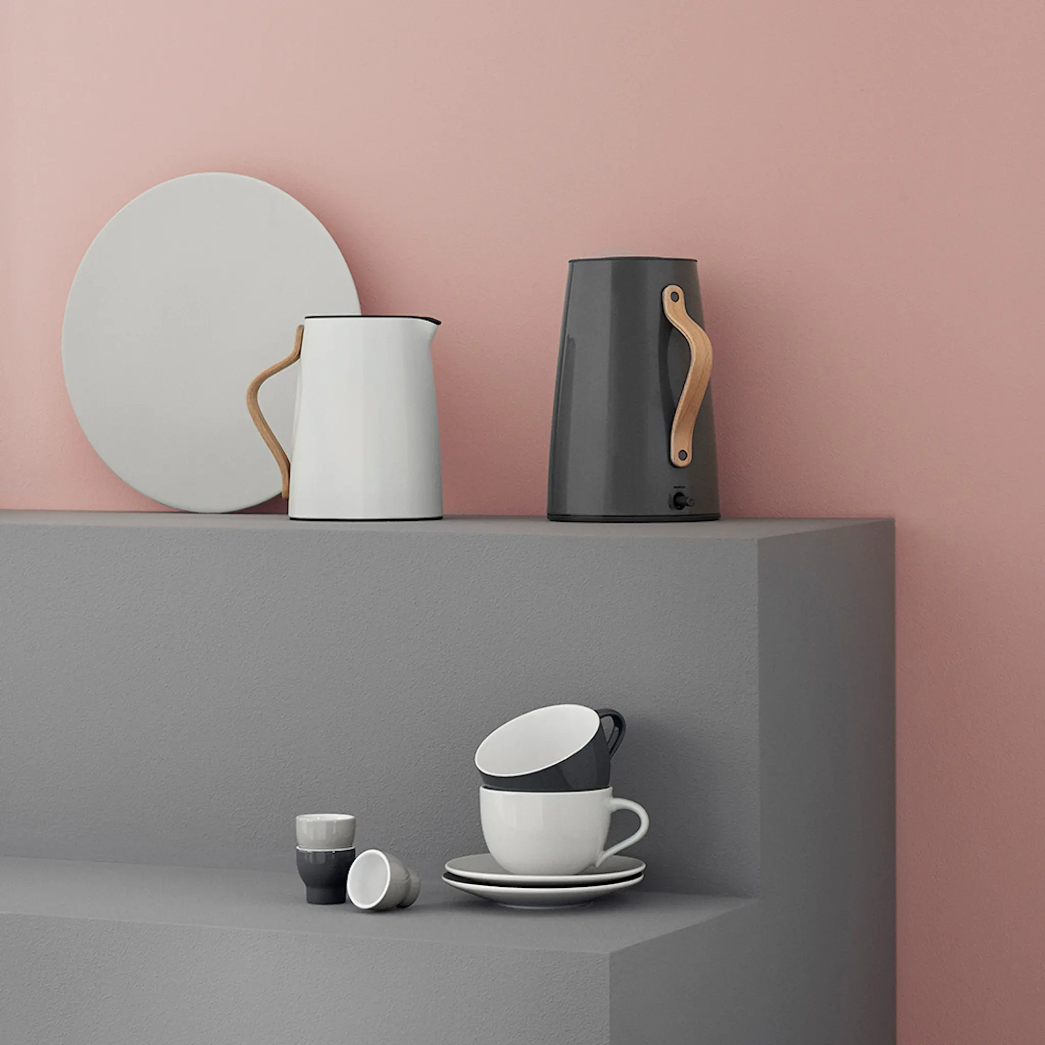 Stelton Danish Modern Emma Vattenkokare 1,2 L Grå