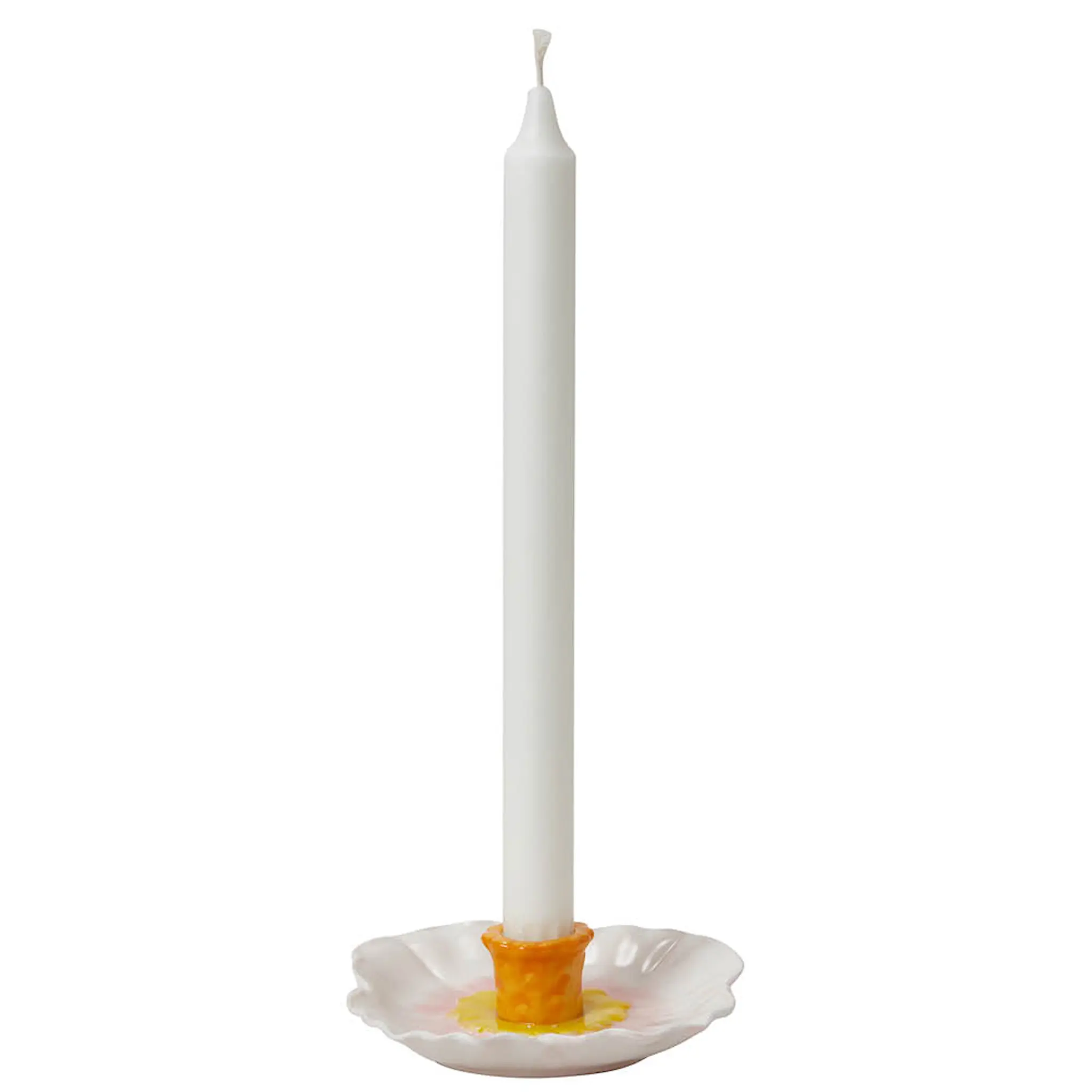 Stiernholm Flora Ljusstake 12,5 cm Beige/Rosa