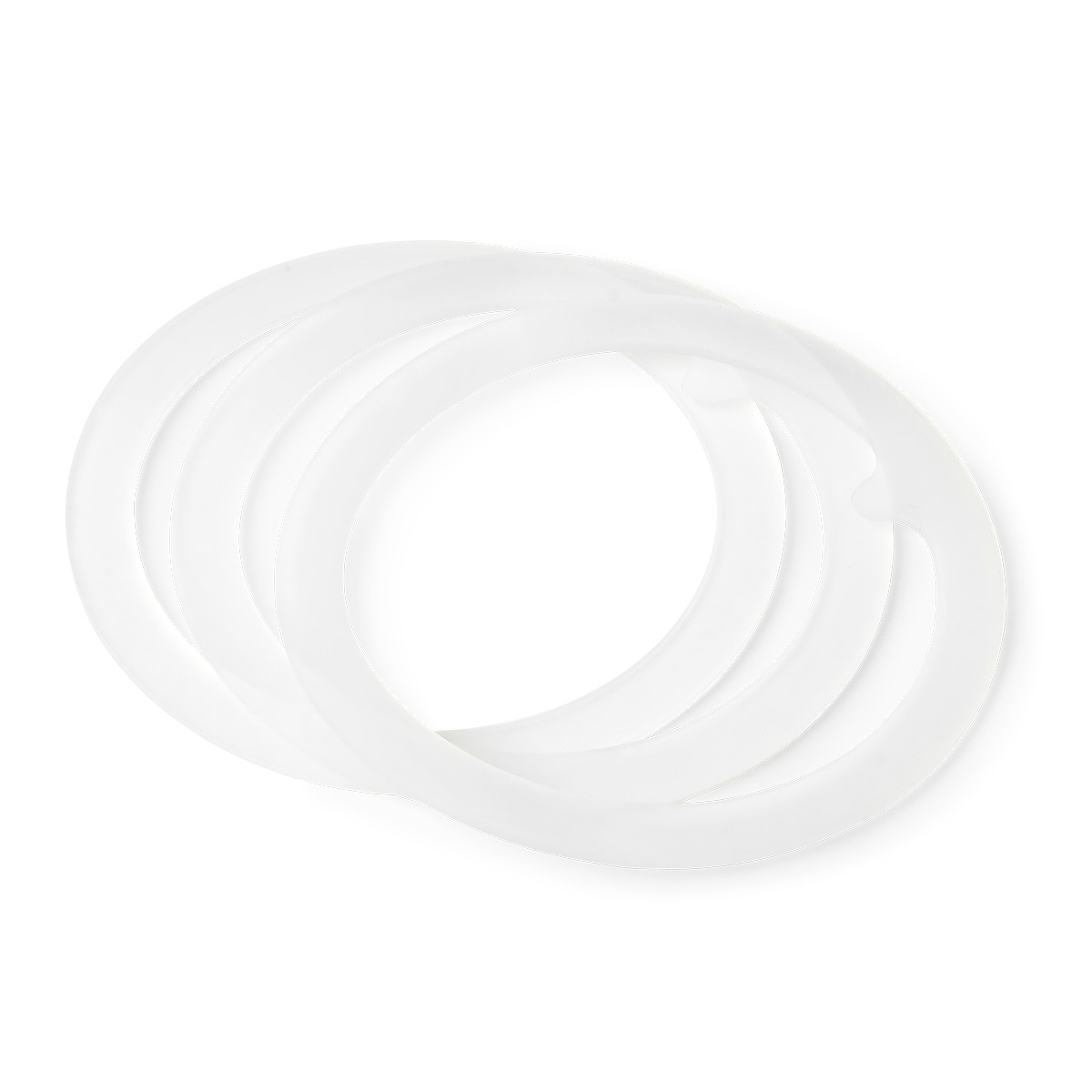 Rosendahl Grand cru Silikonirengas purkille Ø10 cm 3 kpl Kirkas