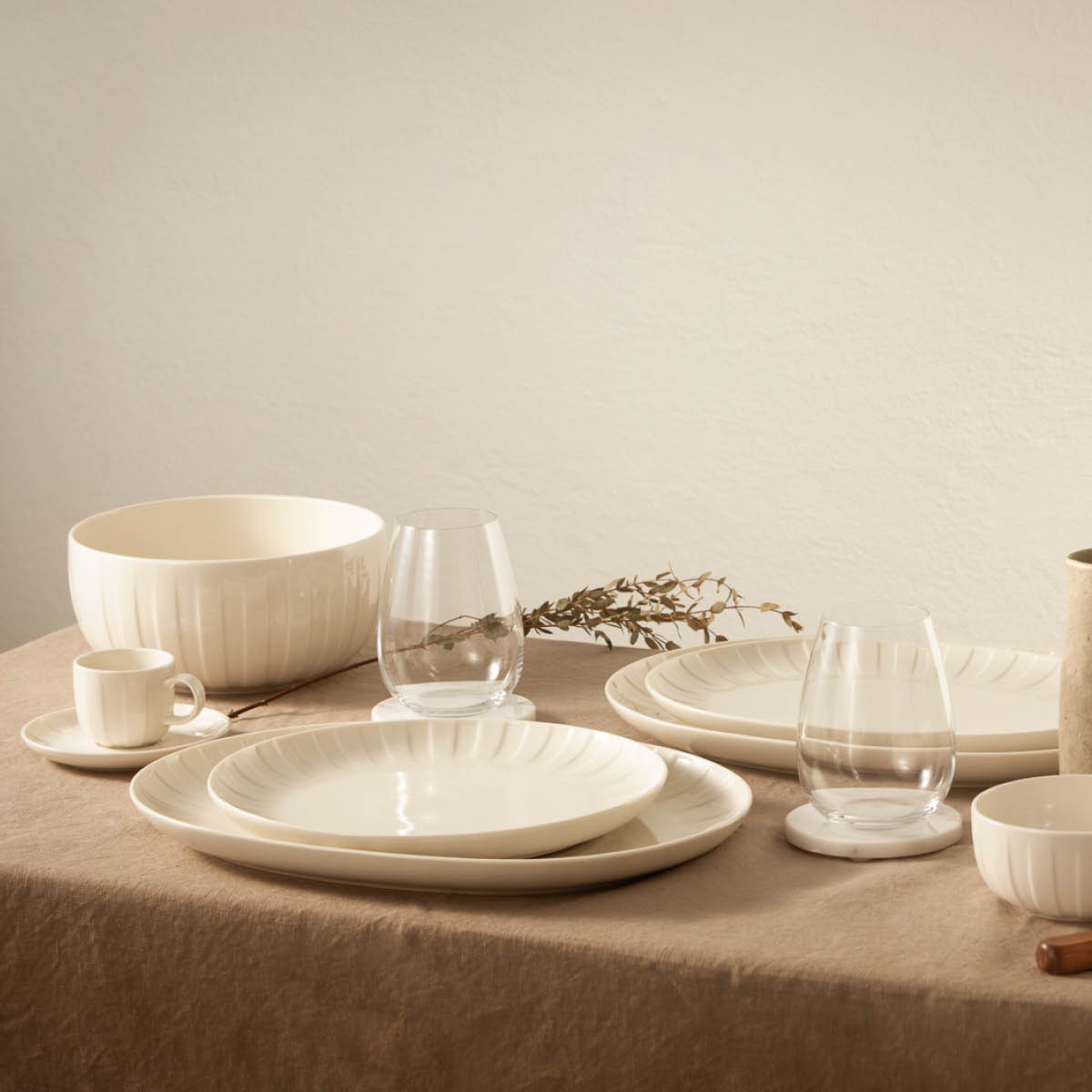 Stiernholm Senja tallerken 27 cm hvit