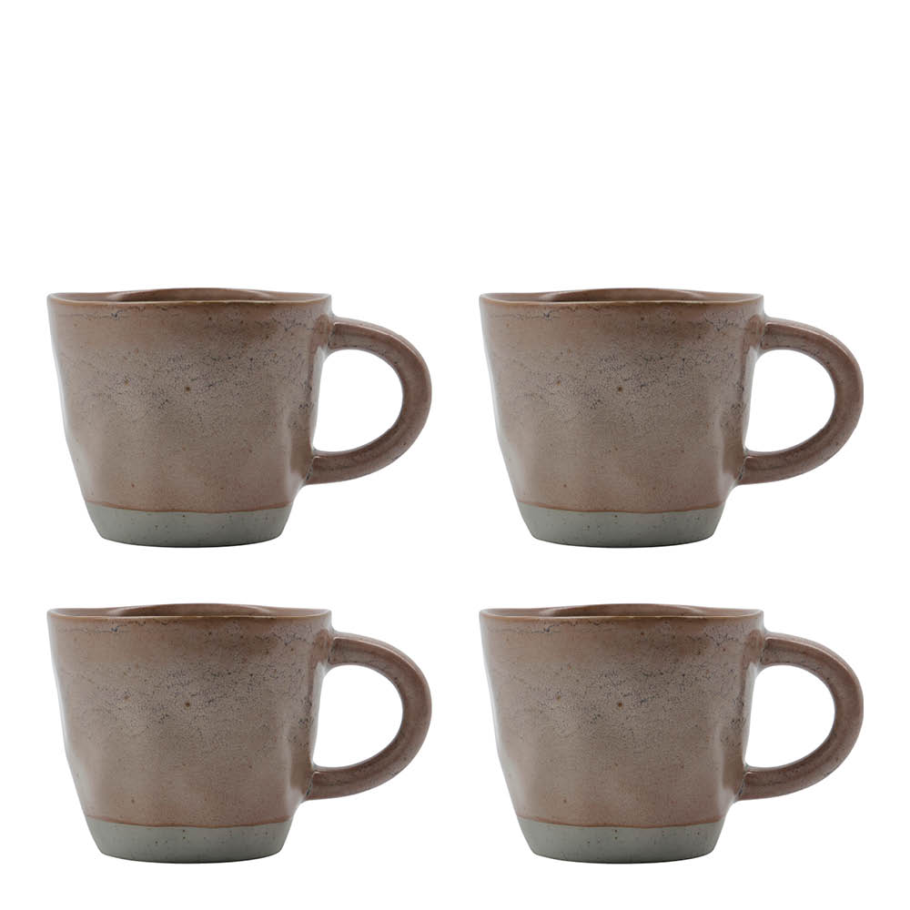 House Doctor Vida mugg 29 cl 4-pack rosa