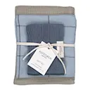 Gåvoset 2 kökshanddukar & 1 disktrasa blue cheese