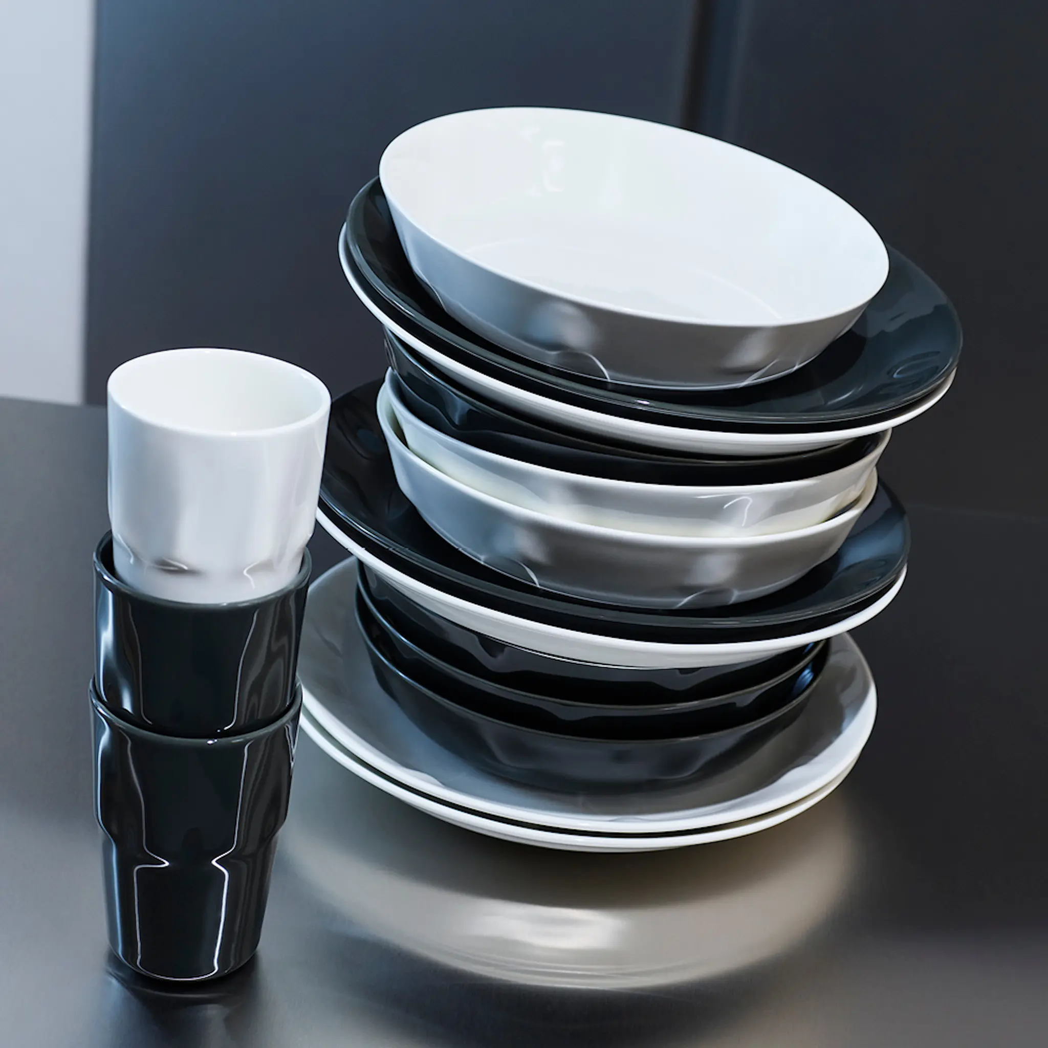 iittala Solare assiett 18 cm vit