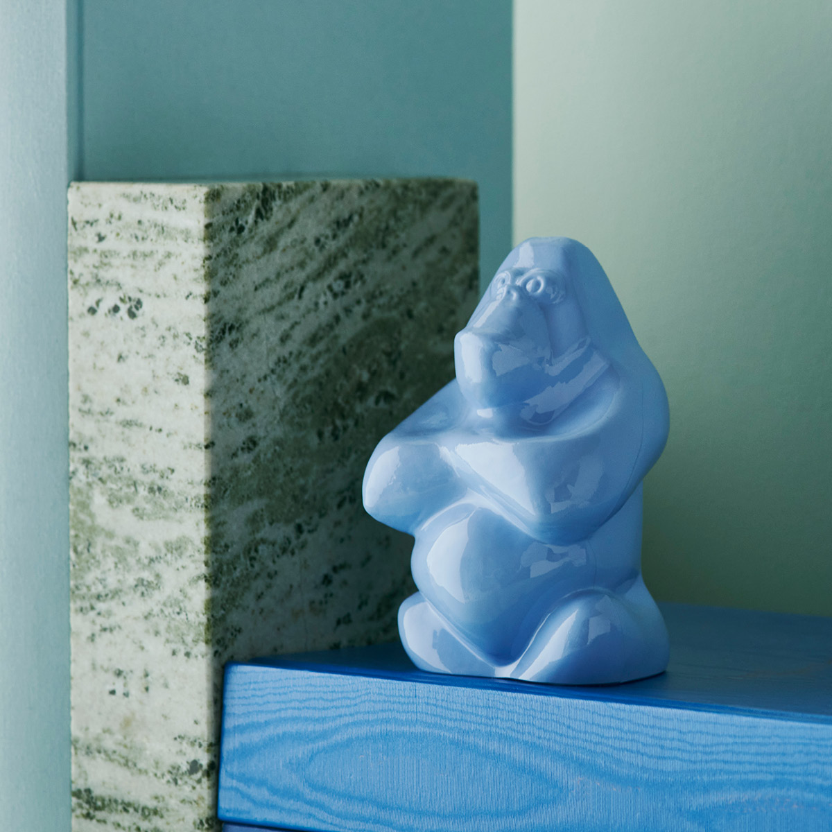 Kosta Boda Gabba Gabba Hey Veistos 12 cm Aloha Blue