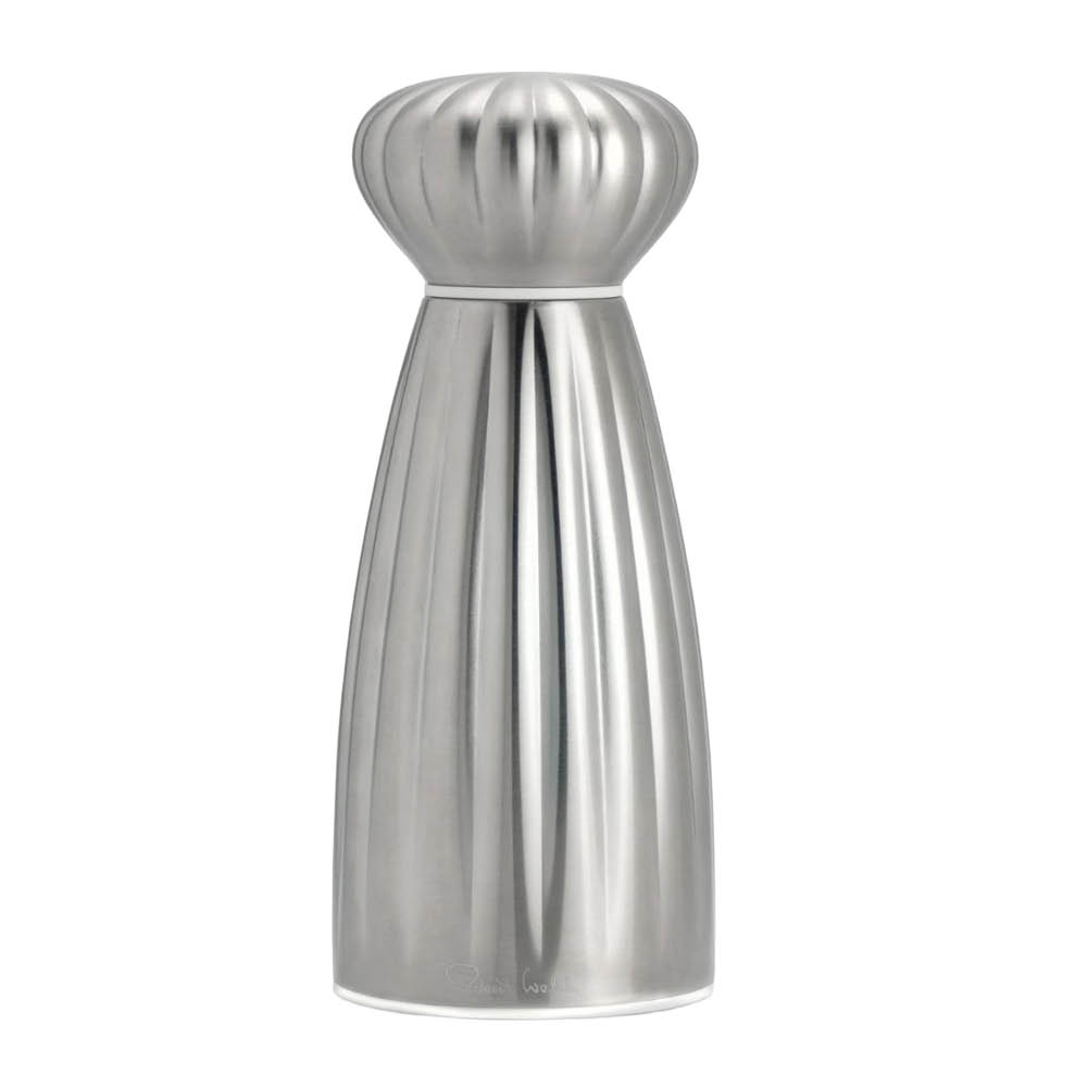 Robert Welch Palm Satin saltkvarn rostfritt stål liten 13 cm